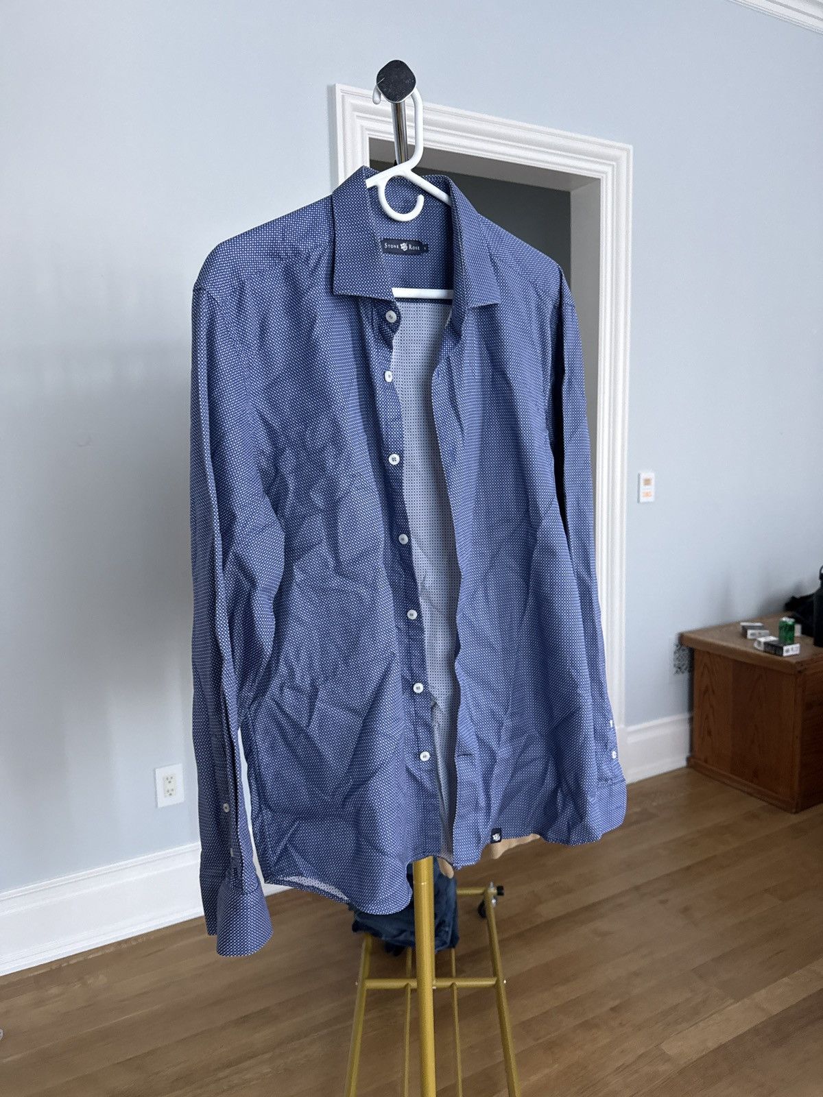 Stone Rose Stone Rose Egyptian Cotton Button Down Shirt Size US S / EU 44-46 / 1 - 1 Thumbnail