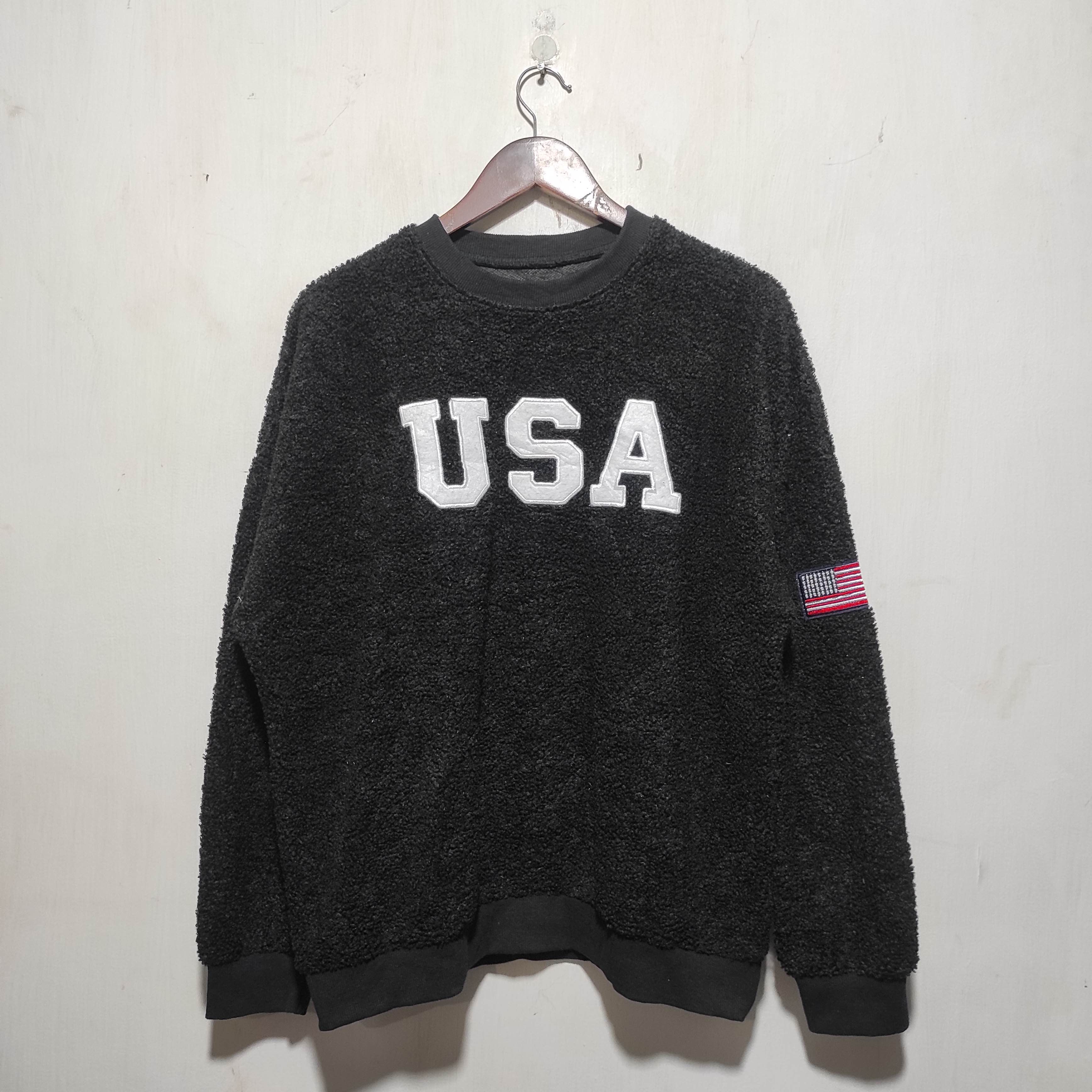 Other Sweatshirt Black USA flag Size US M / EU 48-50 / 2 - 1 Thumbnail