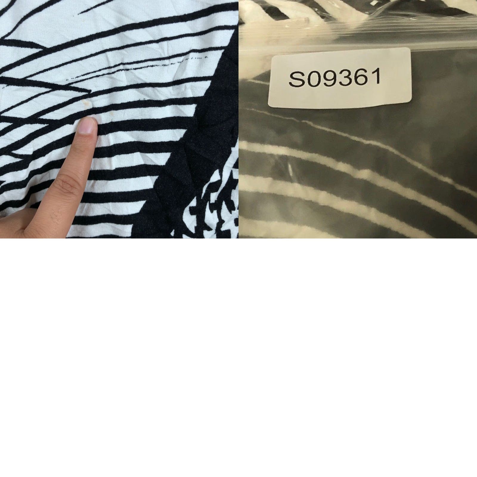 Vintage Chicos Blouse Womens Black White Abstract V-Neck Long Sleeve Stretch Shirt Casual Workwear 0 Size S / US 4 / IT 40 - 9 Thumbnail