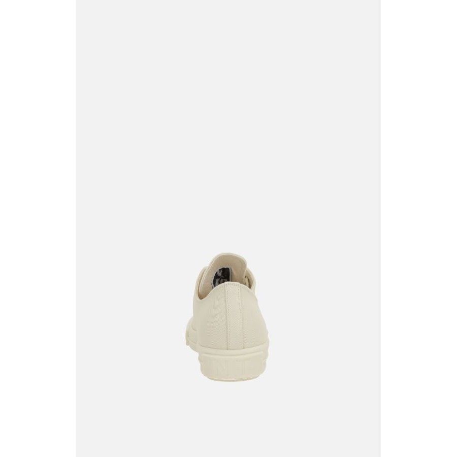 Rick Owens RICK OWENS Extreme Ivory Canvas Sneakers New & Authentic (Me Size US 7 / EU 40 - 3 Thumbnail