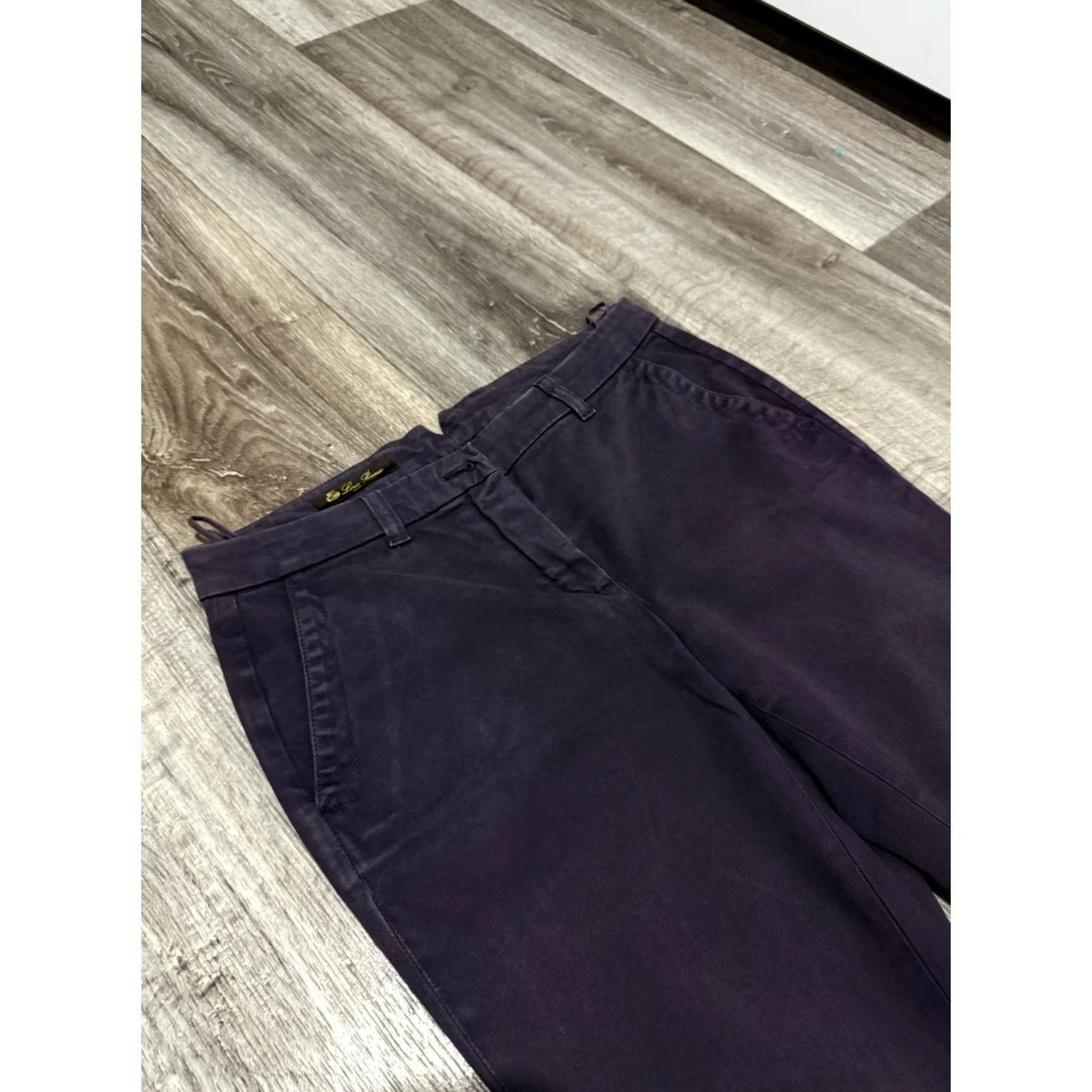Loro Piana Loro Piana Women’s Pants Trousers Classic Dark Blue Slim Fit Italy Luxury Sz 40 Size 27" / US 4 / IT 40 - 4 Thumbnail