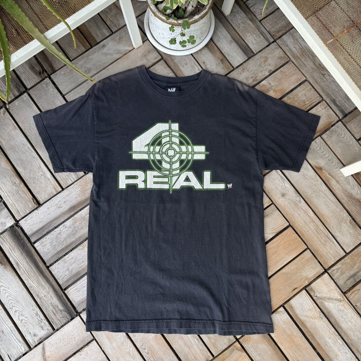WWE Vintage Y2K WWE 4 Real Chris Benoit T-shirt Size US M / EU 48-50 / 2 - 1 Thumbnail