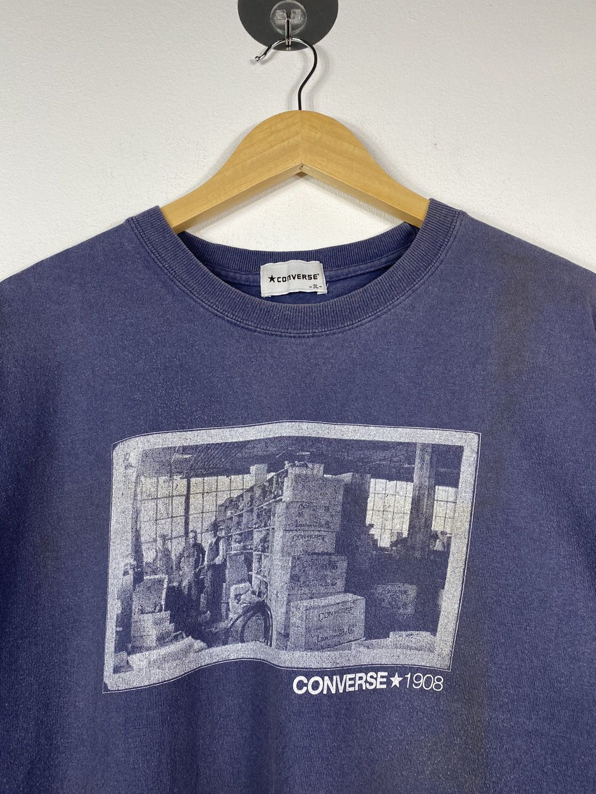 Converse × Vintage Vintage Converse T-shirt Size US XL / EU 56 / 4 - 2 Thumbnail