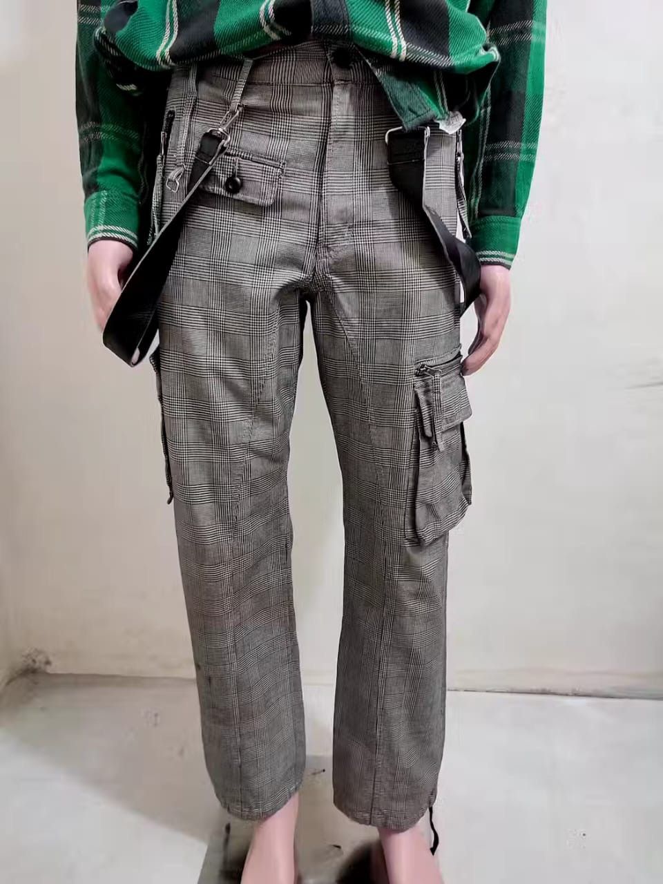 image of Ppfm Japan Multipocket Cargo Detachable Suspender Pants in Mix, Men's (Size 31)