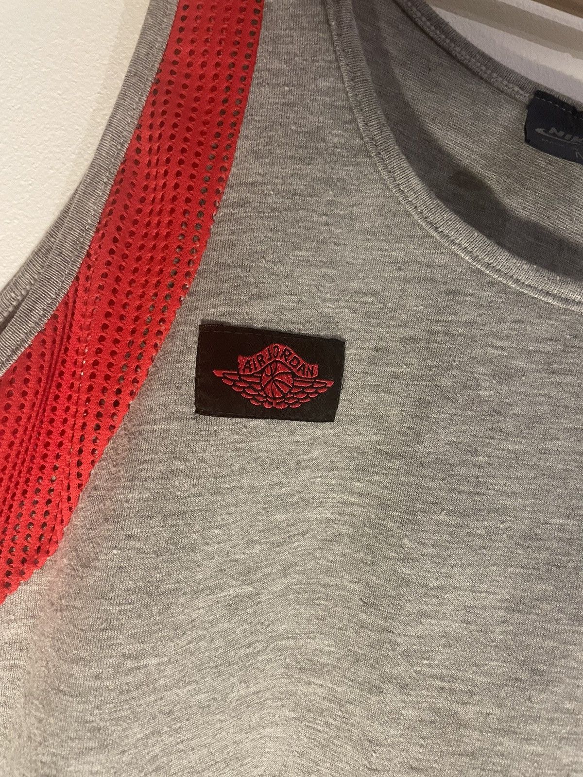 Jordan Brand × Nike × Vintage 80s jordan basketball vest made in uk Size US M / EU 48-50 / 2 - 2 Thumbnail