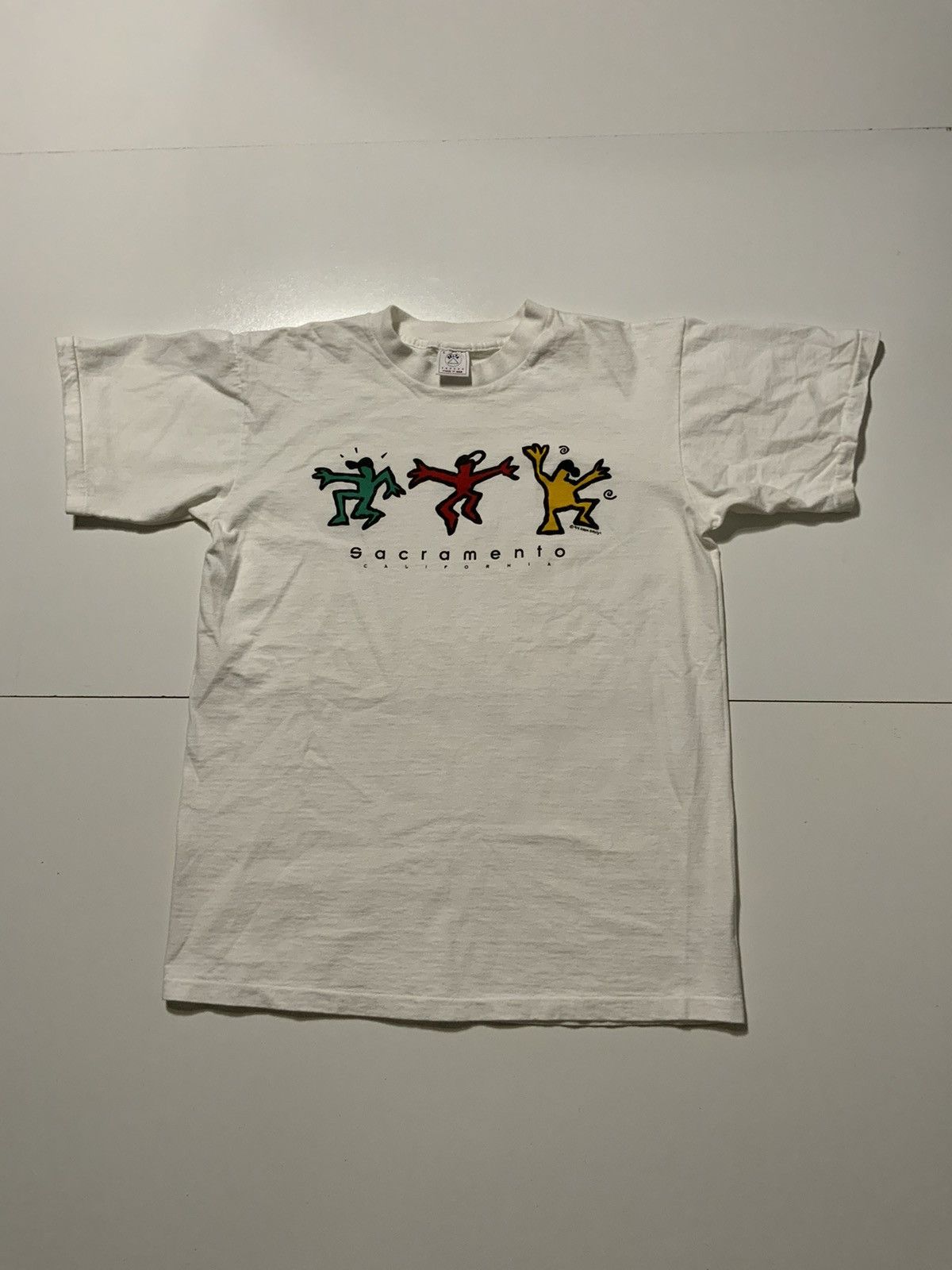 Vintage Vintage 1994 90s Lyon Design Dance Single Stitch T-Shirt Size US L / EU 52-54 / 3 - 2 Thumbnail