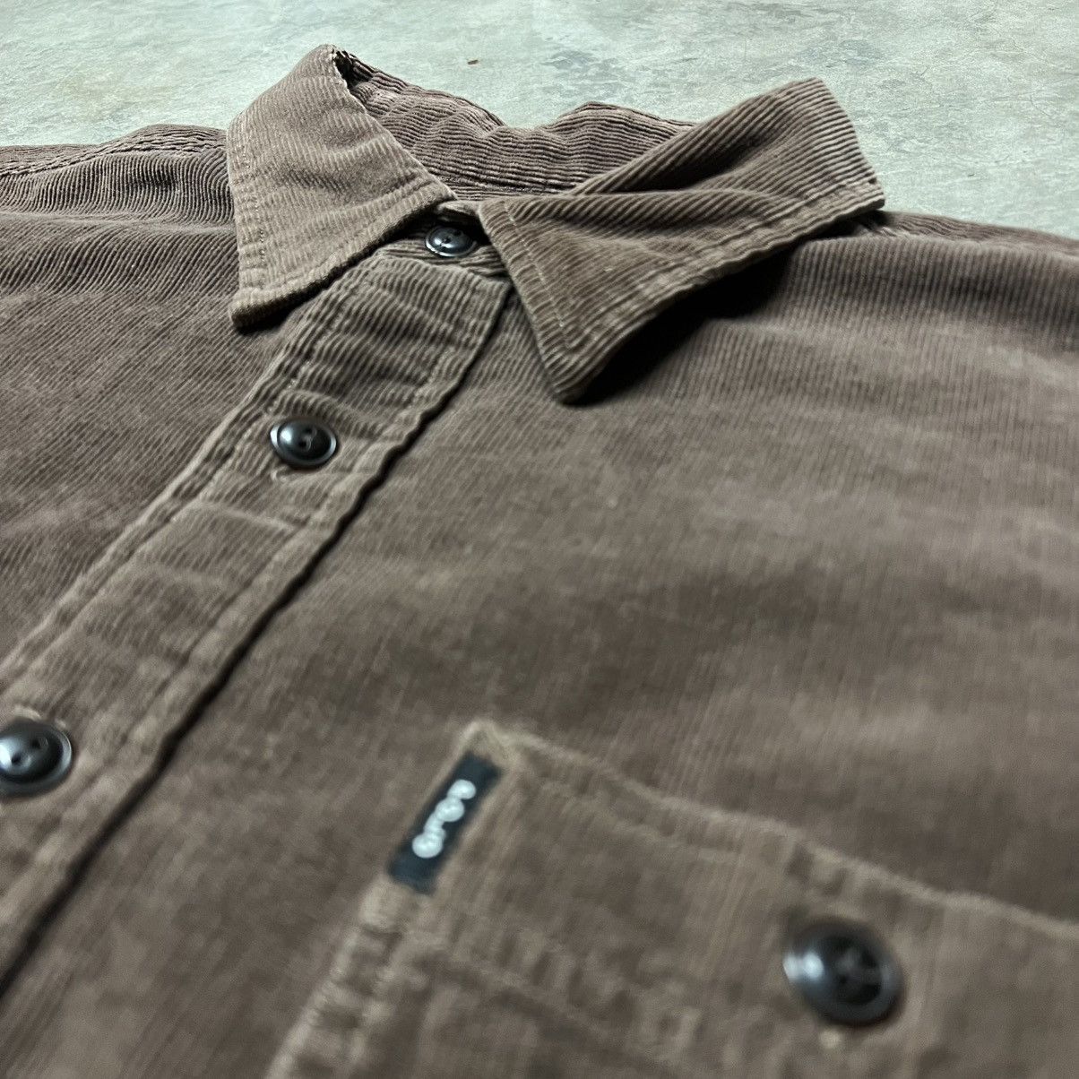 Polo Ralph Lauren × RRL Ralph Lauren × Vintage Vintage 2000’s Polo Ralph Lauren Brown Corduroy L/S Shirt Size US L / EU 52-54 / 3 - 4 Thumbnail