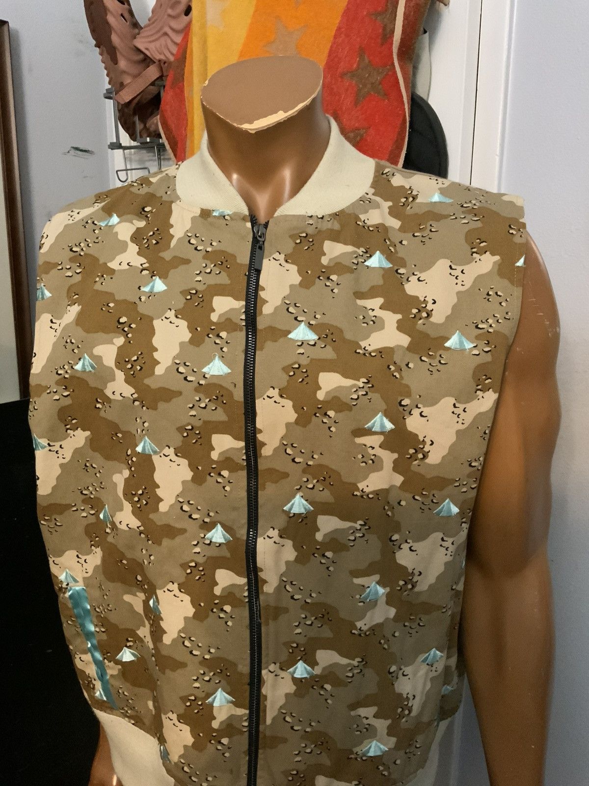 Other $165 Star Status Club Desert Storm Camouflage Vest Jacket Size US XXL / EU 58 / 5 - 11 Thumbnail