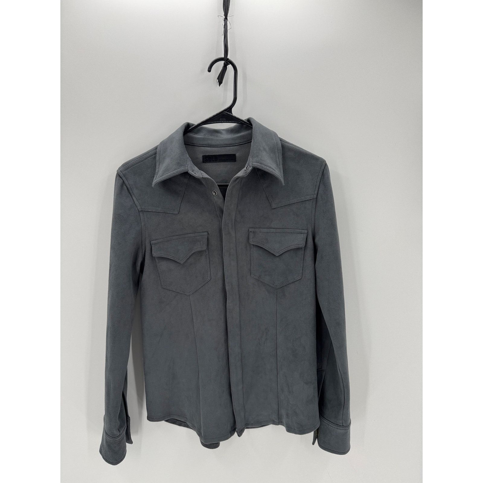 Other Sold Design Lab micro suede button down size S western Size S / US 4 / IT 40 - 1 Thumbnail