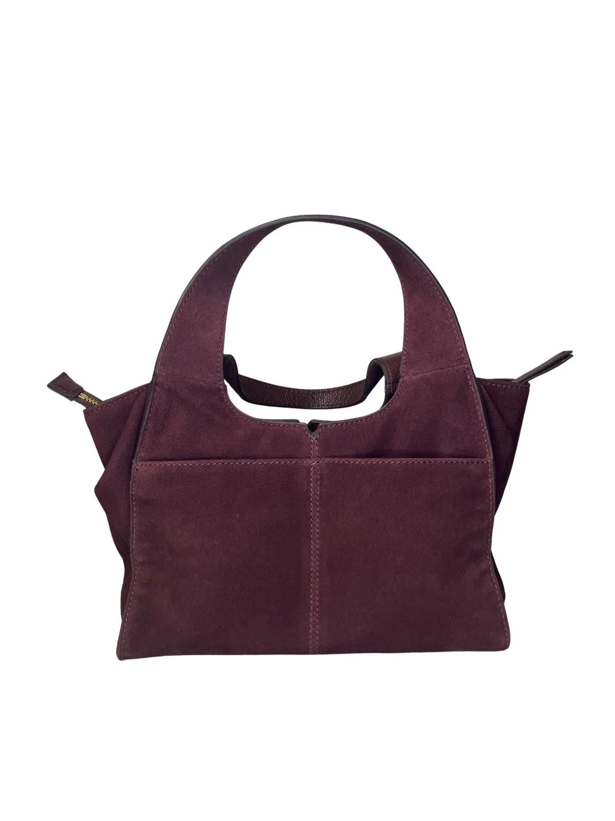 Vince Camuto Vince Camuto Burgundy Leather Satchel Bag Classic Size ONE SIZE - 3 Thumbnail