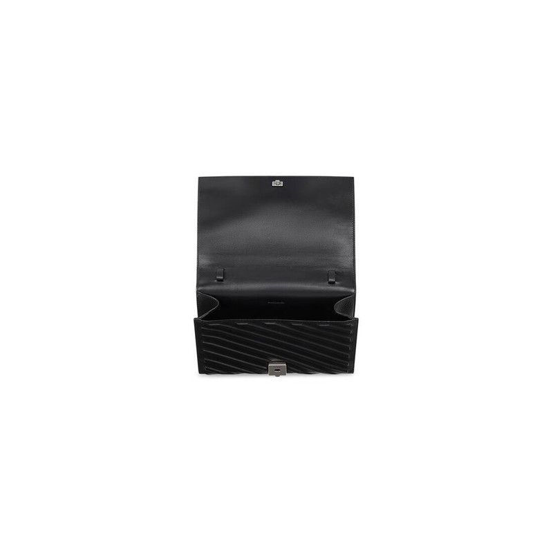 Balenciaga o1la1rc1a1125 Size: OS / Car Flap Bag With Strap in Black Size ONE SIZE - 6 Thumbnail