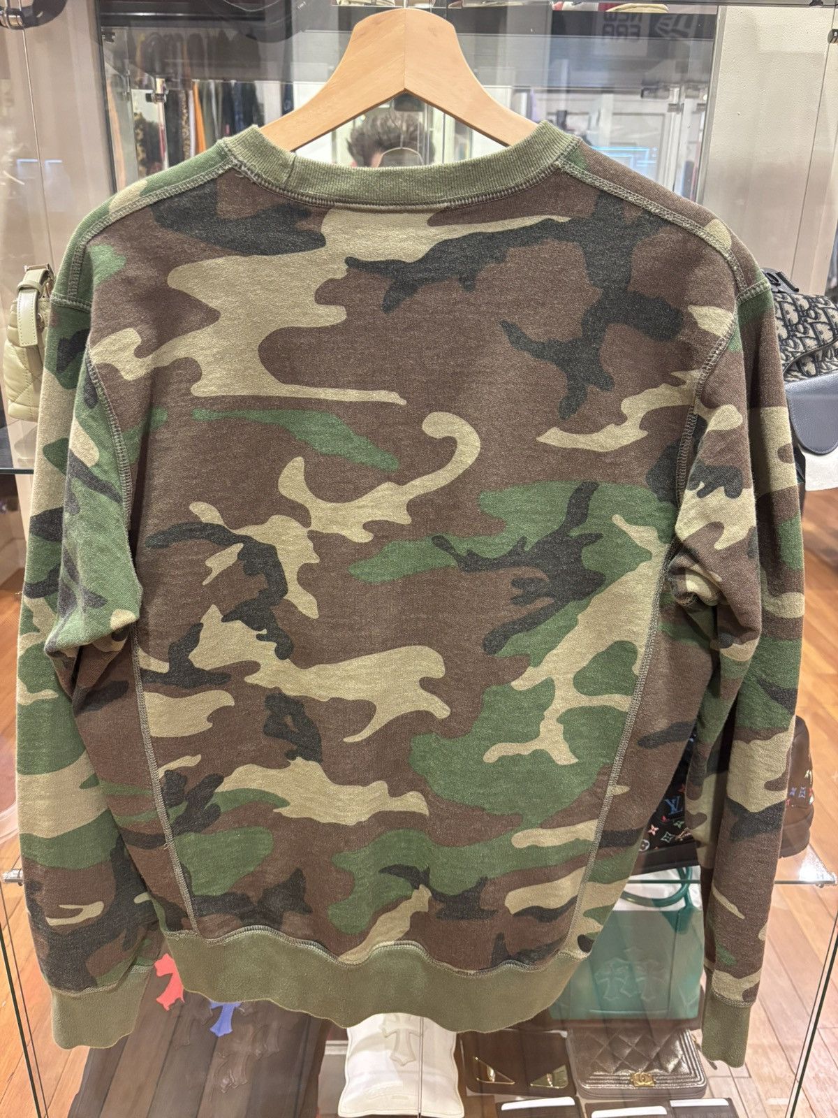 Supreme Supreme Camo Box Logo Crewneck Size US M / EU 48-50 / 2 - 2 Thumbnail