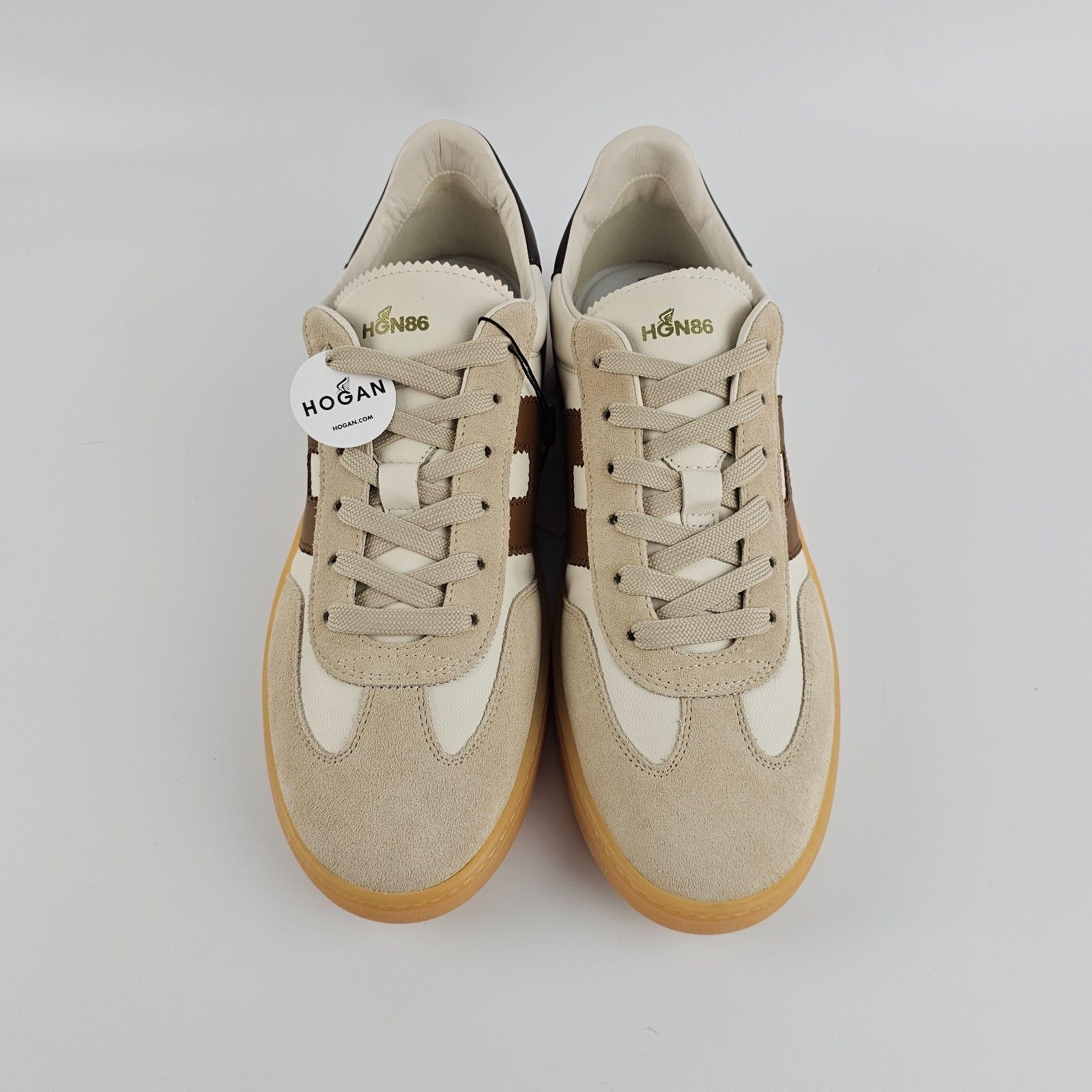 Hogan HOGAN Cool White/Brown Sneakers New & Authentic Size US 6 / EU 39 - 5 Thumbnail