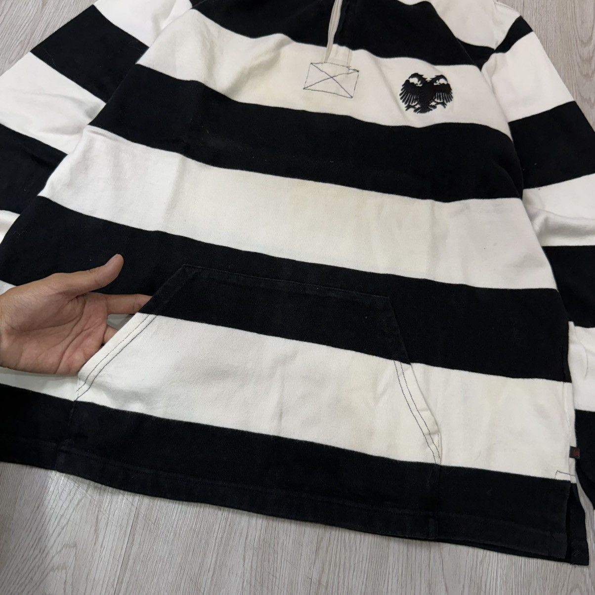 Japanese Brand Graphix supply eagle japan rugby poloshirt stripe Size US L / EU 52-54 / 3 - 3 Thumbnail