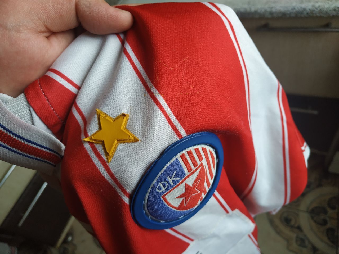 Vintage 90s Crvena Zvezda Jersey RedStar Belgrade Yugoslavia