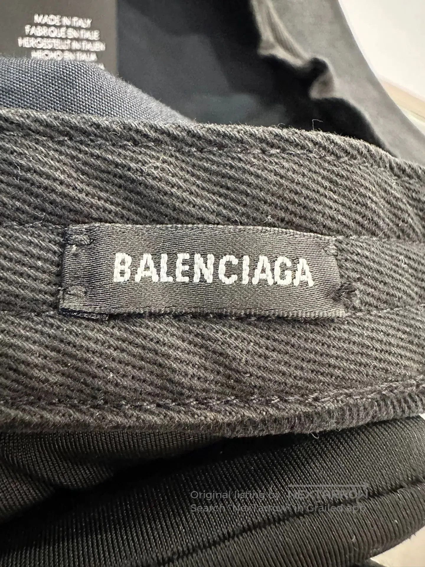 Balenciaga Balenciaga Logo Denim Baseball Cap. Size ONE SIZE - 7 Thumbnail