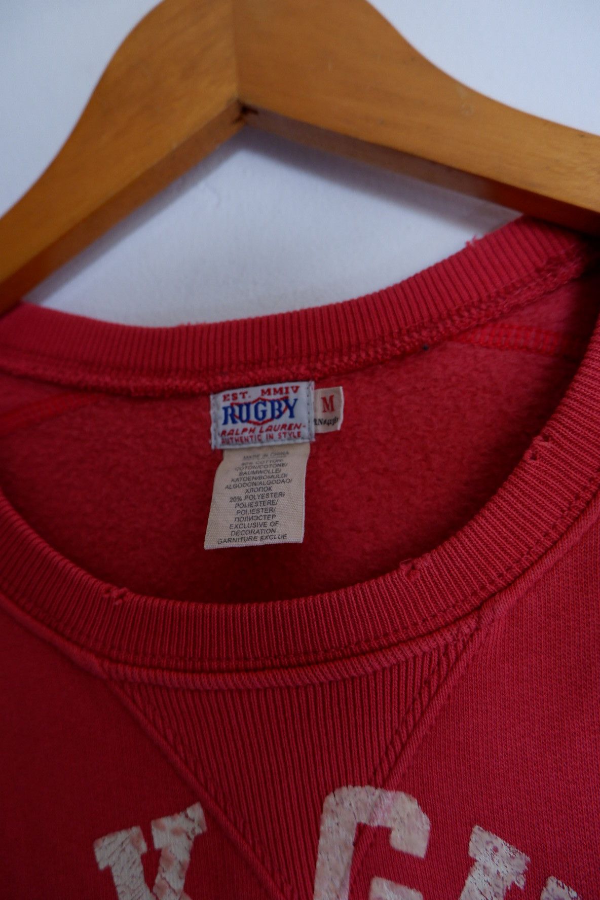 RRL Ralph Lauren Vintage Rugby Ralph Lauren Peak Guide Distressed Crewneck Size US M / EU 48-50 / 2 - 5 Thumbnail
