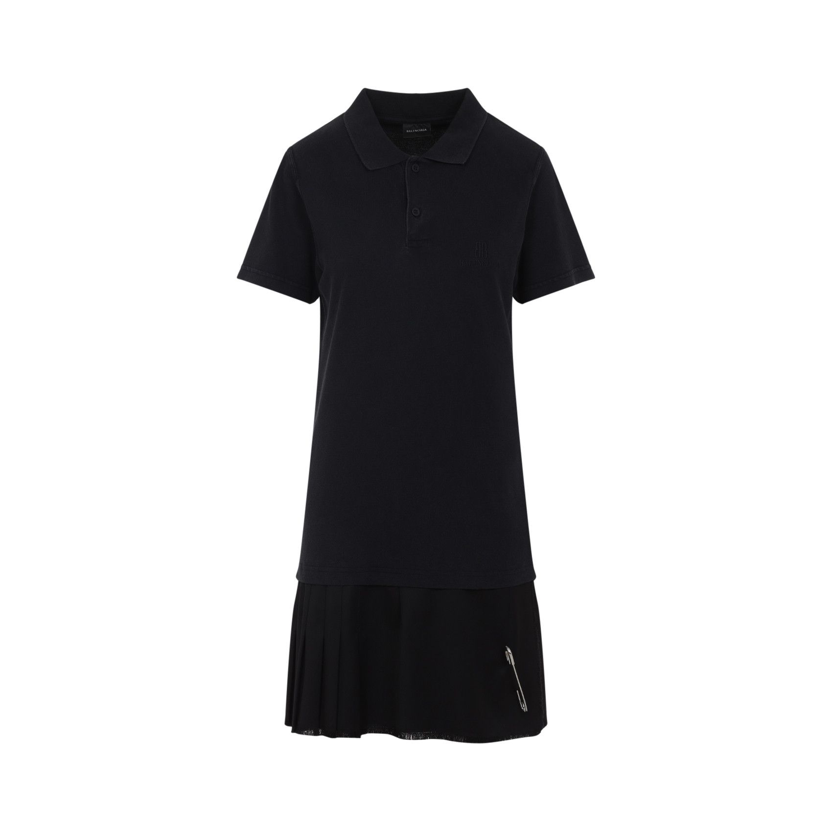 Balenciaga Layered Polo Mini Dress