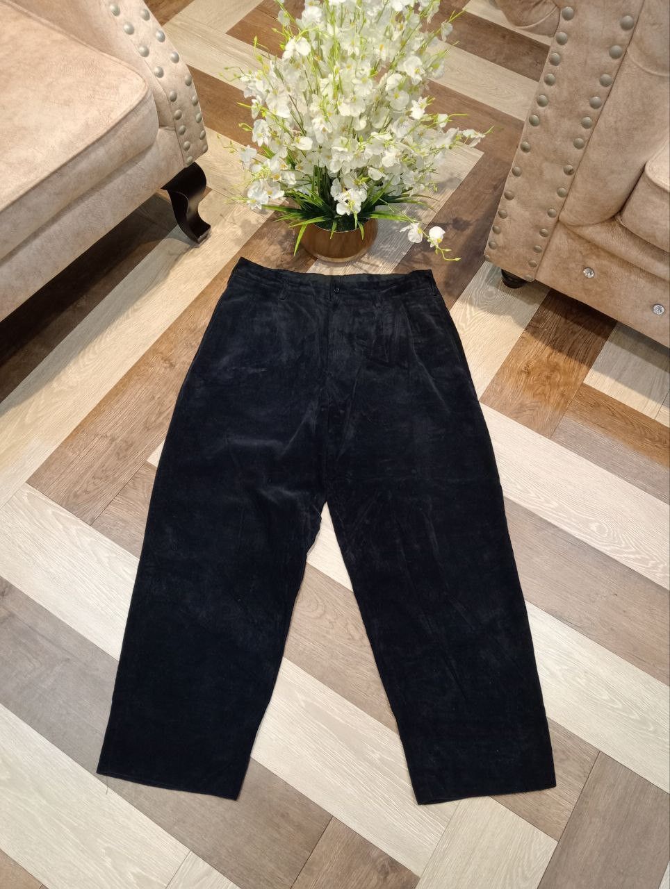 Yohji Yamamoto RARE YOHJI YAMAMOTO POUR HOMME SIGNATURE BAGGY CORDUROY PANT Size US 34 / EU 50 - 3 Thumbnail