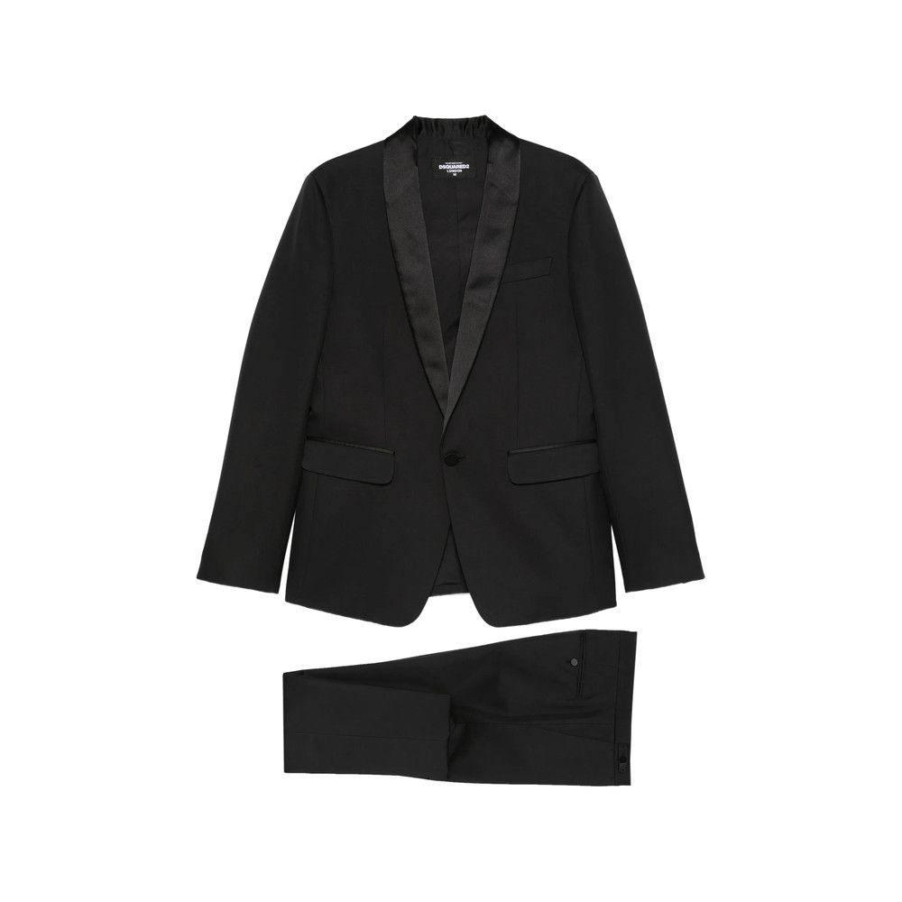 Dsquared2 Dsquared2 BLACK Suits - Single Breasted Suits Size US XL / EU 56 / 4 - 1 Thumbnail