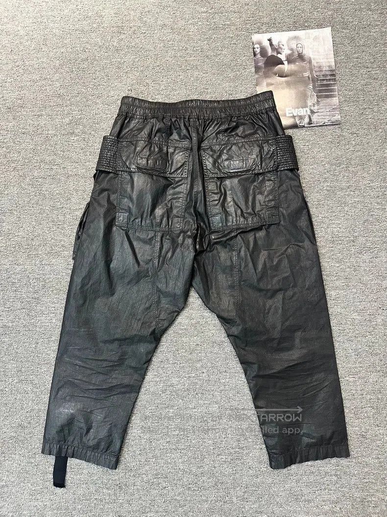 Rick Owens RickOwens Waxed Cargo Pants. Size US 28 / EU 44 - 3 Thumbnail