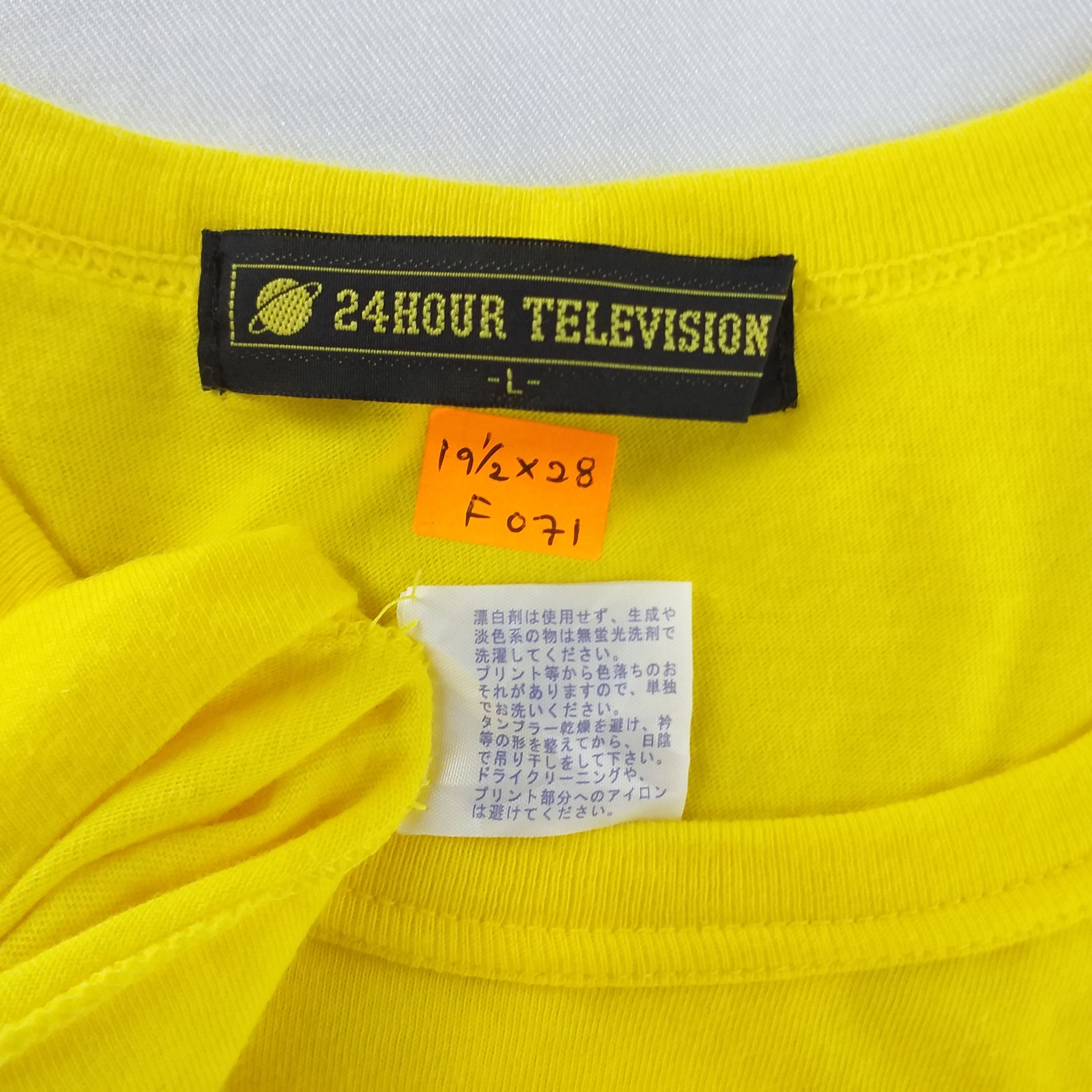 Japanese Brand 24 Hour Televsion Takashi Murakami Medium Tshirt -F071 Size US M / EU 48-50 / 2 - 6 Thumbnail