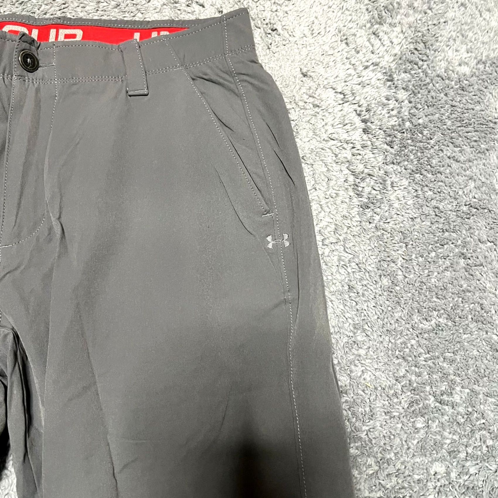 Under Armour Under Armour Pants Mens 32 x30 Match Play Golf Performance Gray Mens Size US 32 / EU 48 - 2 Thumbnail