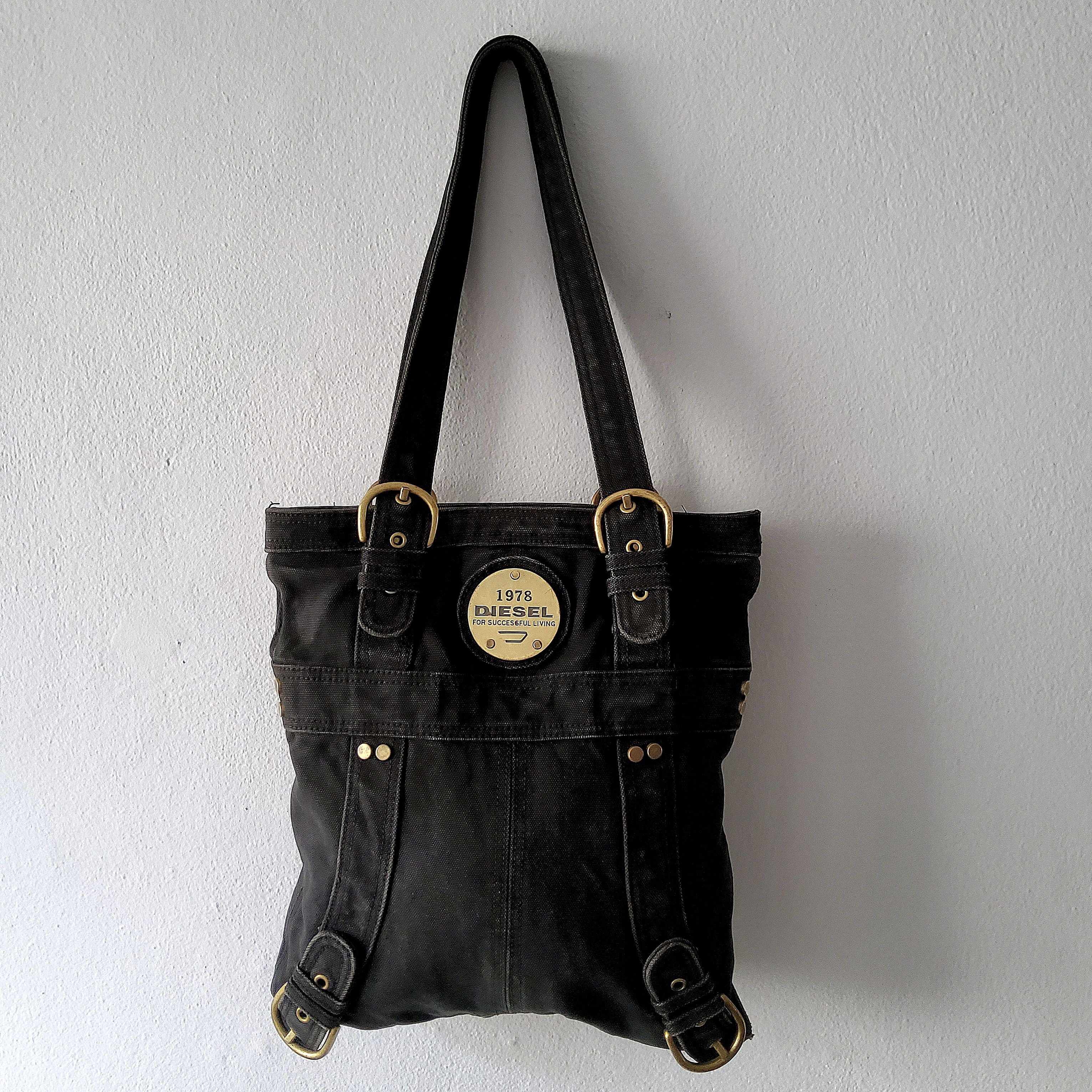 Diesel Diesel vintage y2k tech hardware logo denim shoulder bag Size ONE SIZE - 1 Thumbnail