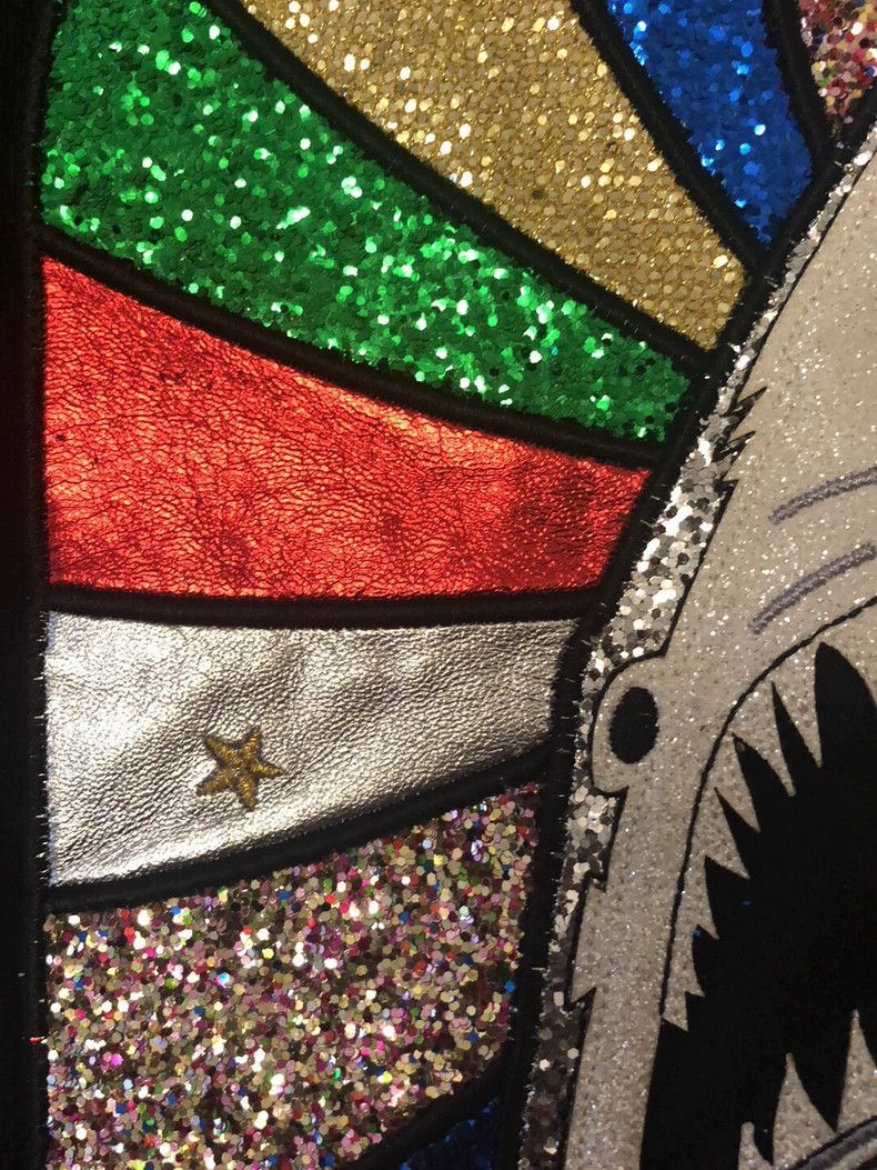 Saint Laurent Paris Saint Laurent Paris Sparkling Shark Hoodie-2506 Size US XS / EU 42 / 0 - 3 Thumbnail