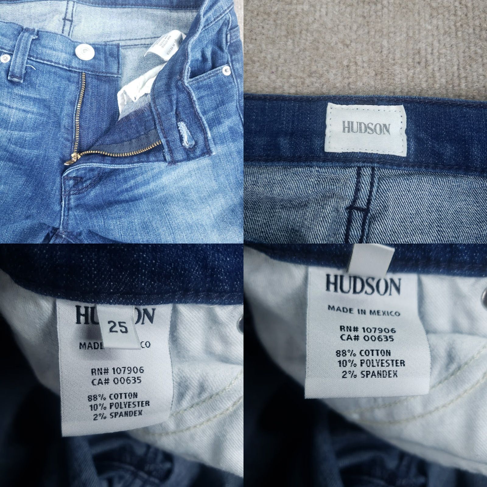 Hudson Hudson Jeans Womens Super Skinny Size 42" / US 20 - 8 Thumbnail
