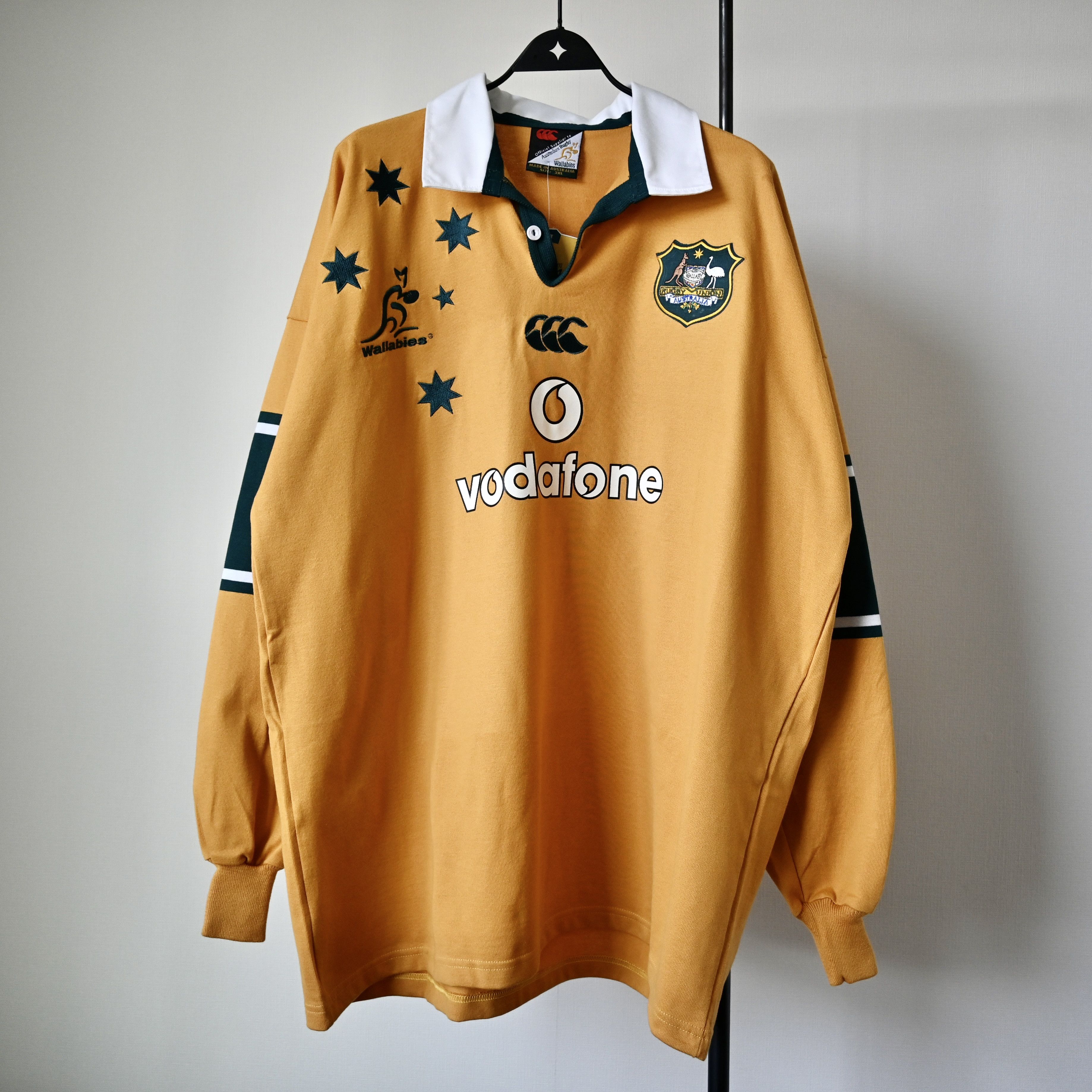 Canterbury of New Zealand DEADSTOCK, VTG 2003 Canterbury Australia Union rugby shirt Size US XXL / EU 58 / 5 - 2 Thumbnail