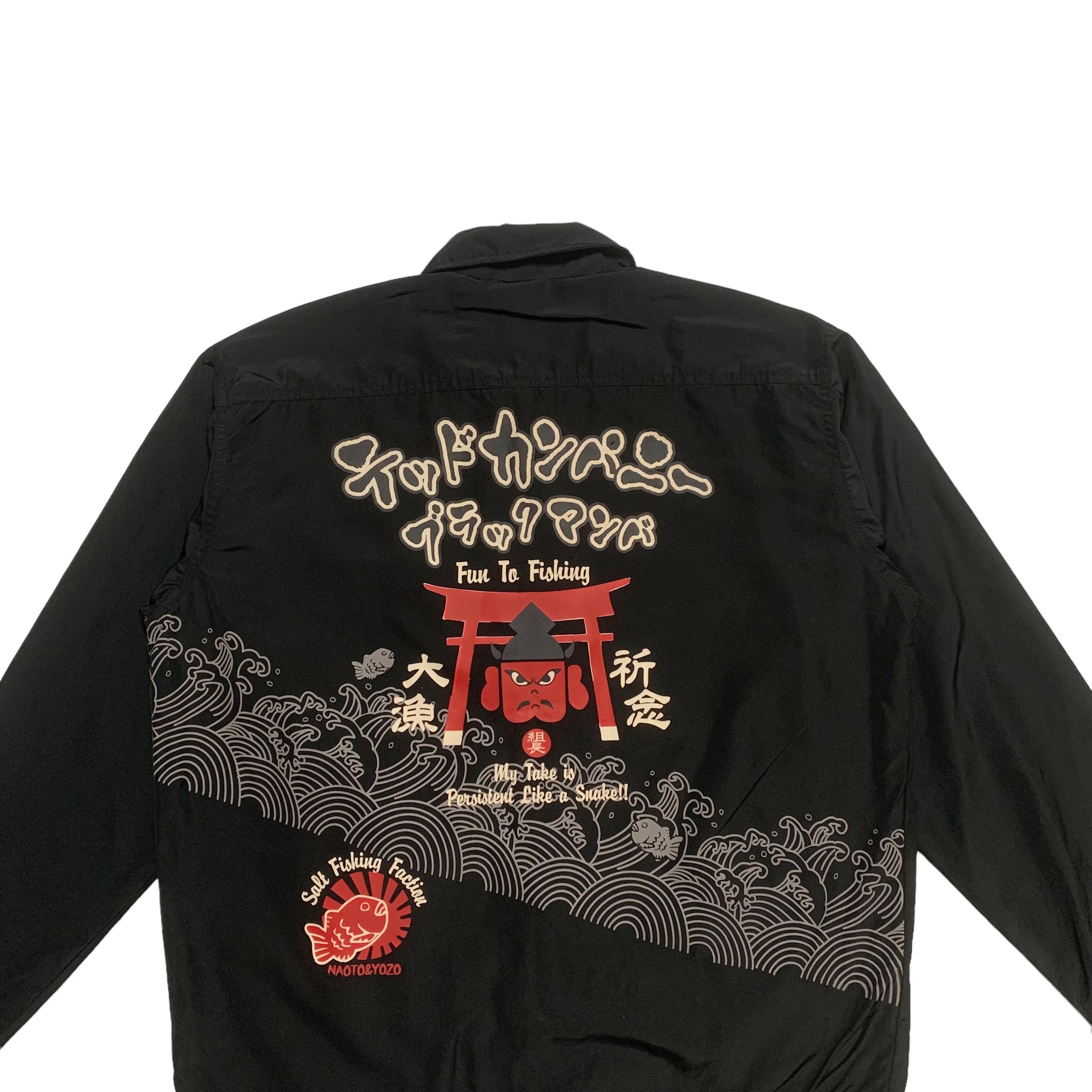 Japanese Brand Ted Company Black Manba Salt Fishing Faction Jacket Size US M / EU 48-50 / 2 - 3 Thumbnail