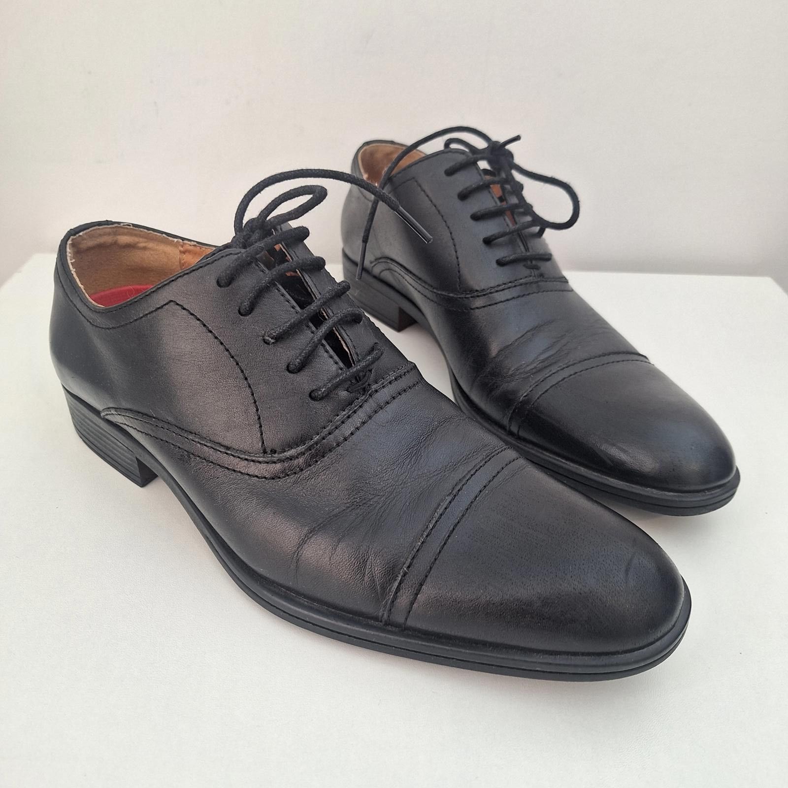 Jeff Banks JEFF Banks London Men's Formal Leather Shoes EU 40,us 7 -7.5 Size US 7 / EU 40 - 2 Thumbnail