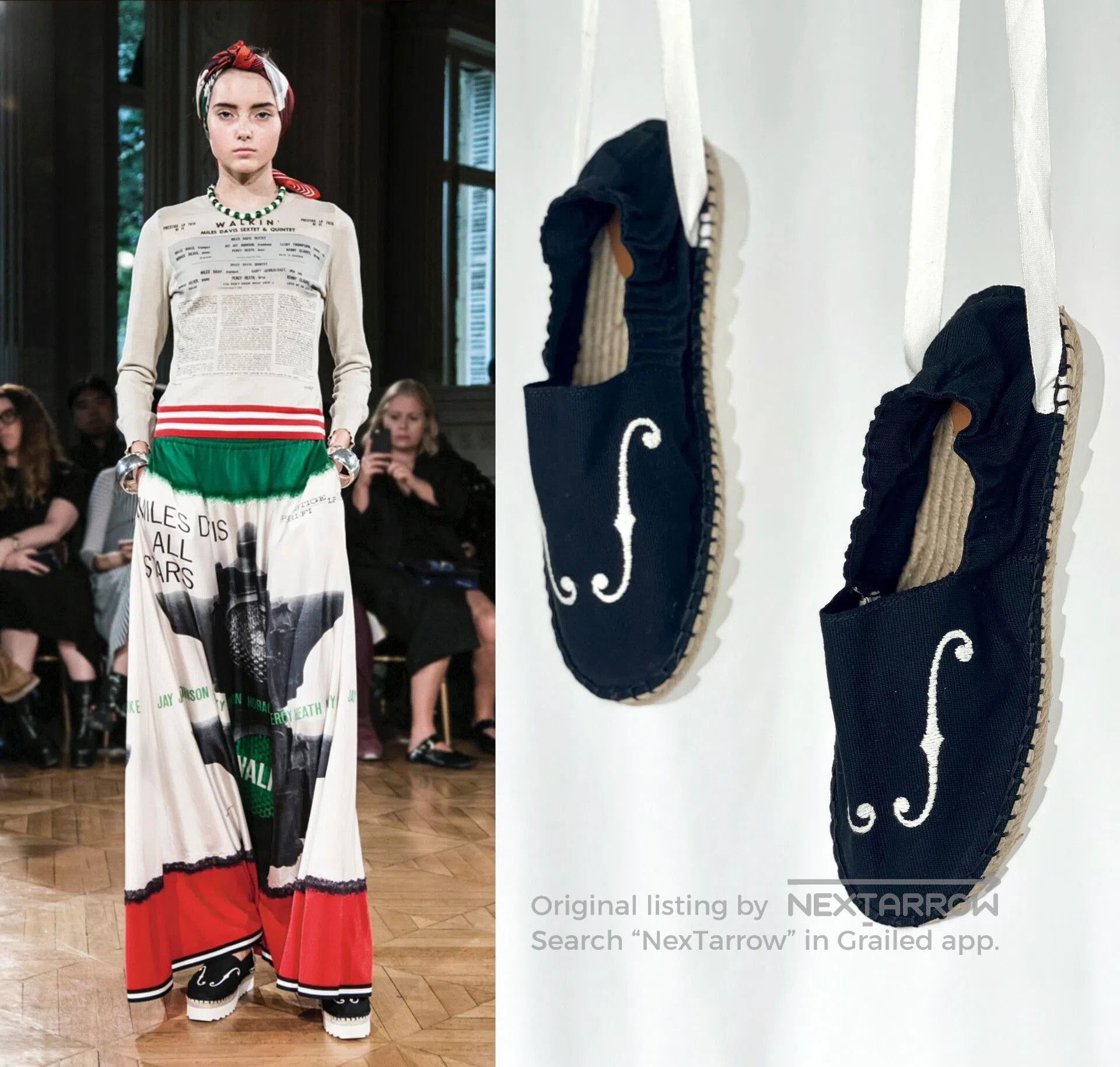 Undercover UNDERCOVER Jazz Inspired Espadrille Shoes. Size US 5 / IT 35 - 1 Thumbnail