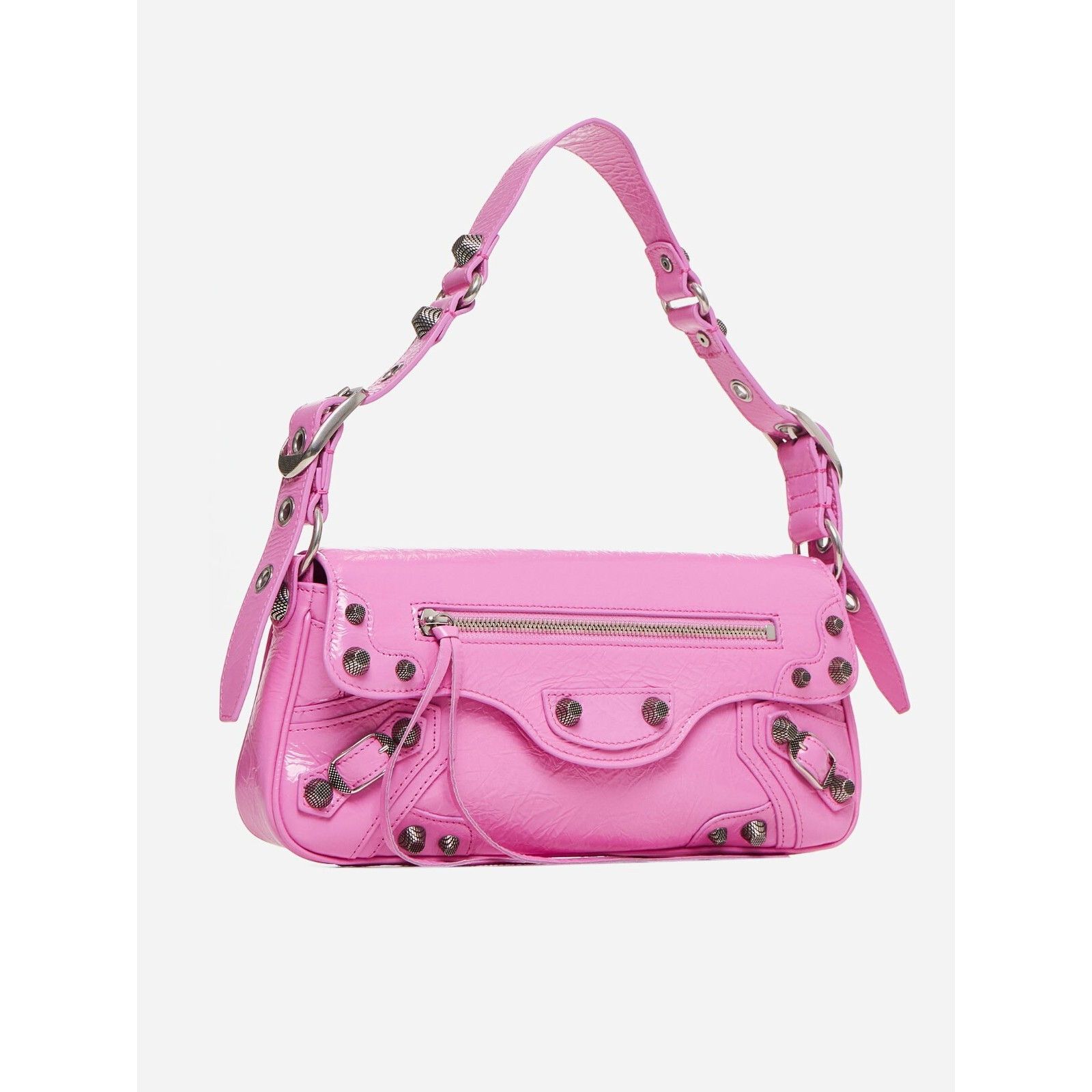 Balenciaga BALENCIAGA Le Cagole Small Sling Pink Leather Shoulder Bag N Size ONE SIZE - 2 Thumbnail
