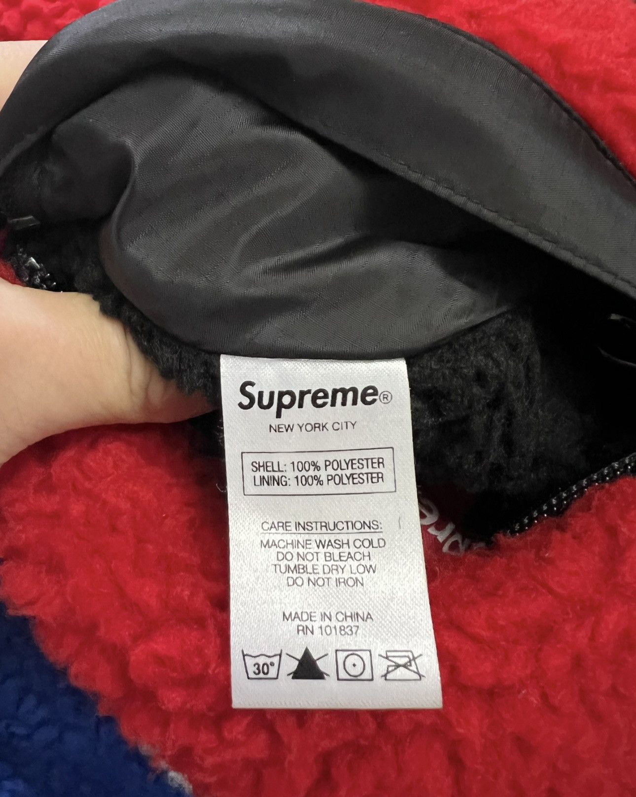 Supreme Supreme Reversible Colorblocked Fleece Jacket Large Size US L / EU 52-54 / 3 - 6 Thumbnail