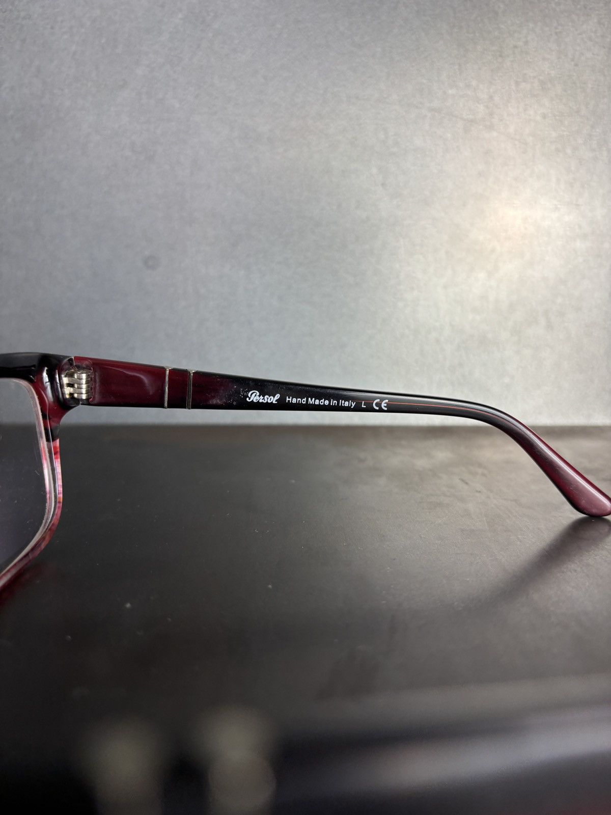 Persol Persol Eyeglasses 3011-V Handmade in Italy Red Frames Retro Size ONE SIZE - 9 Thumbnail