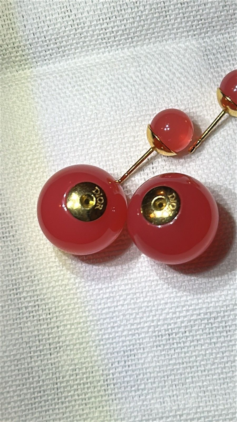 Dior Dior DIORIVIERA DIOR TRIBALES EARRINGS Coral Resin Pearl Size ONE SIZE - 4 Thumbnail