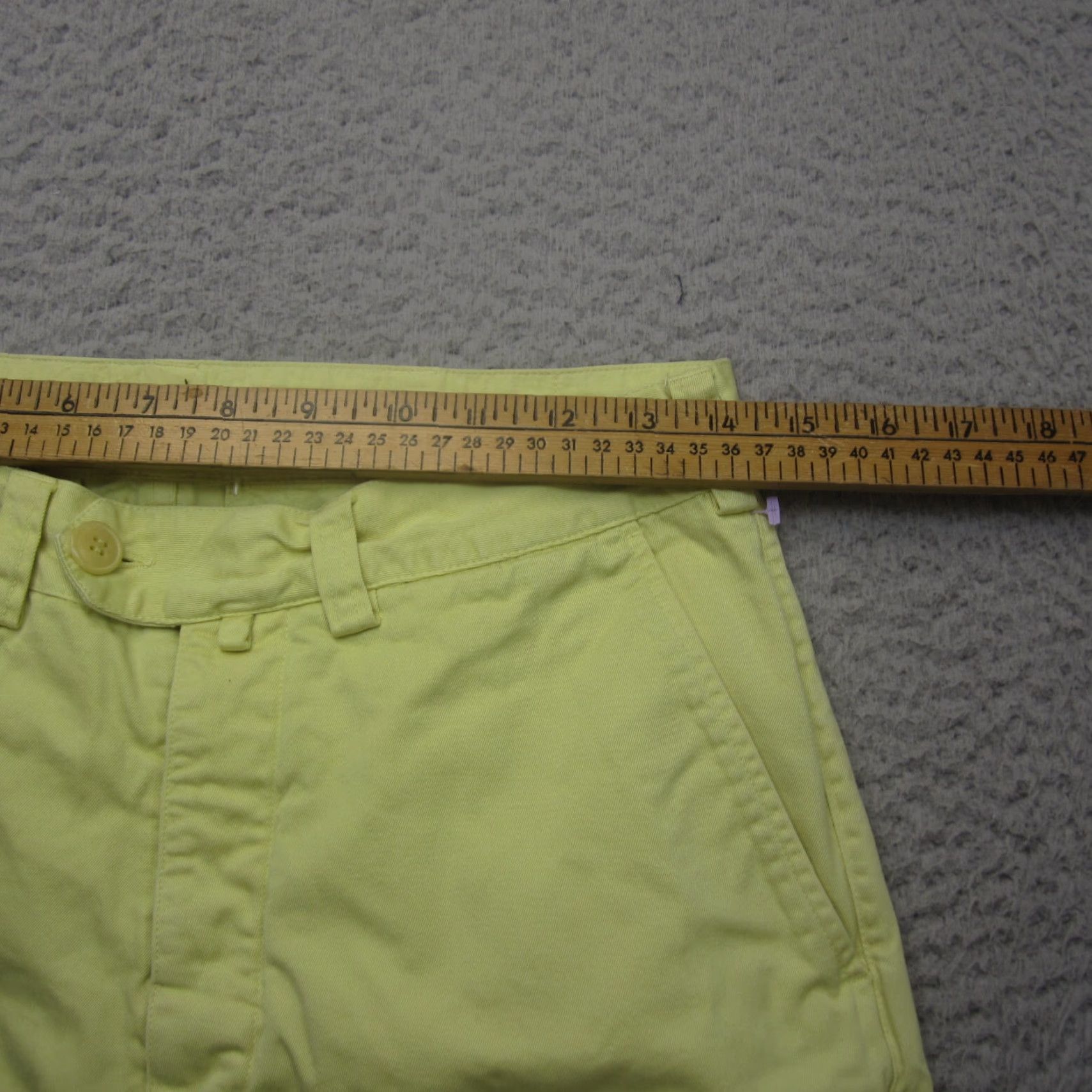 YMC YMC Shorts Mens 28 Yellow Chino Casual Preppy Cotton Mid Length 5-Pocket Flat Front Vintage No Mens Size US 28 / EU 44 - 6 Thumbnail