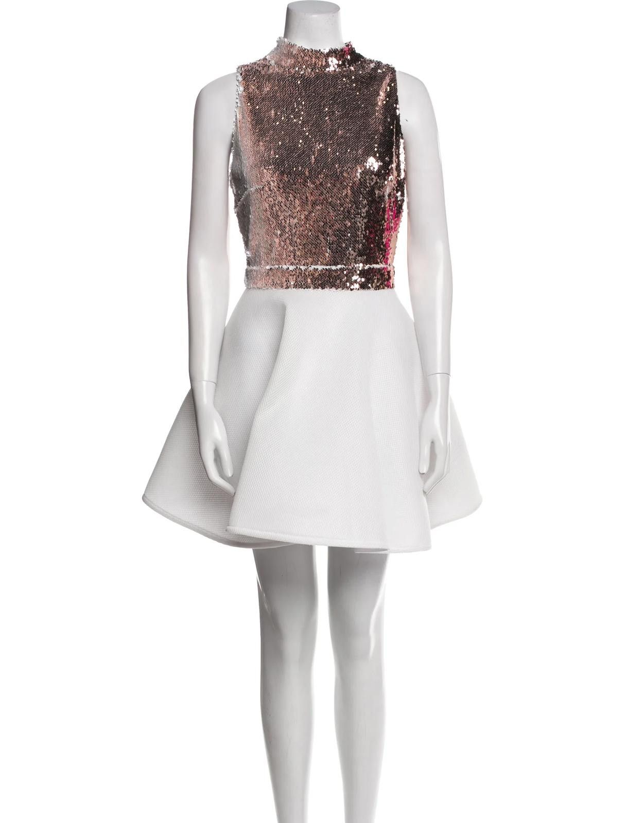 Marcell Von Berlin Colorblock Knee-Length Dress Sz: M US 8