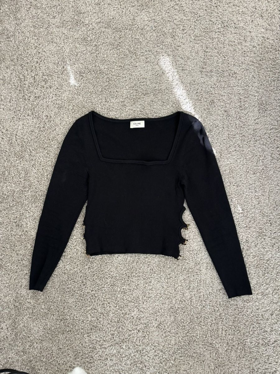 Celine Celine long sleeve top Size M / US 6-8 / IT 42-44 - 1 Thumbnail