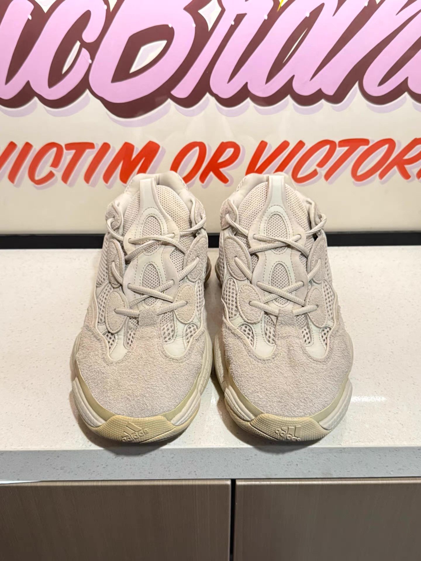 Adidas adidas Originals Yeezy 500 Blush off-white 2018 edition Ｑ20 Size US 13 / EU 46 - 3 Thumbnail