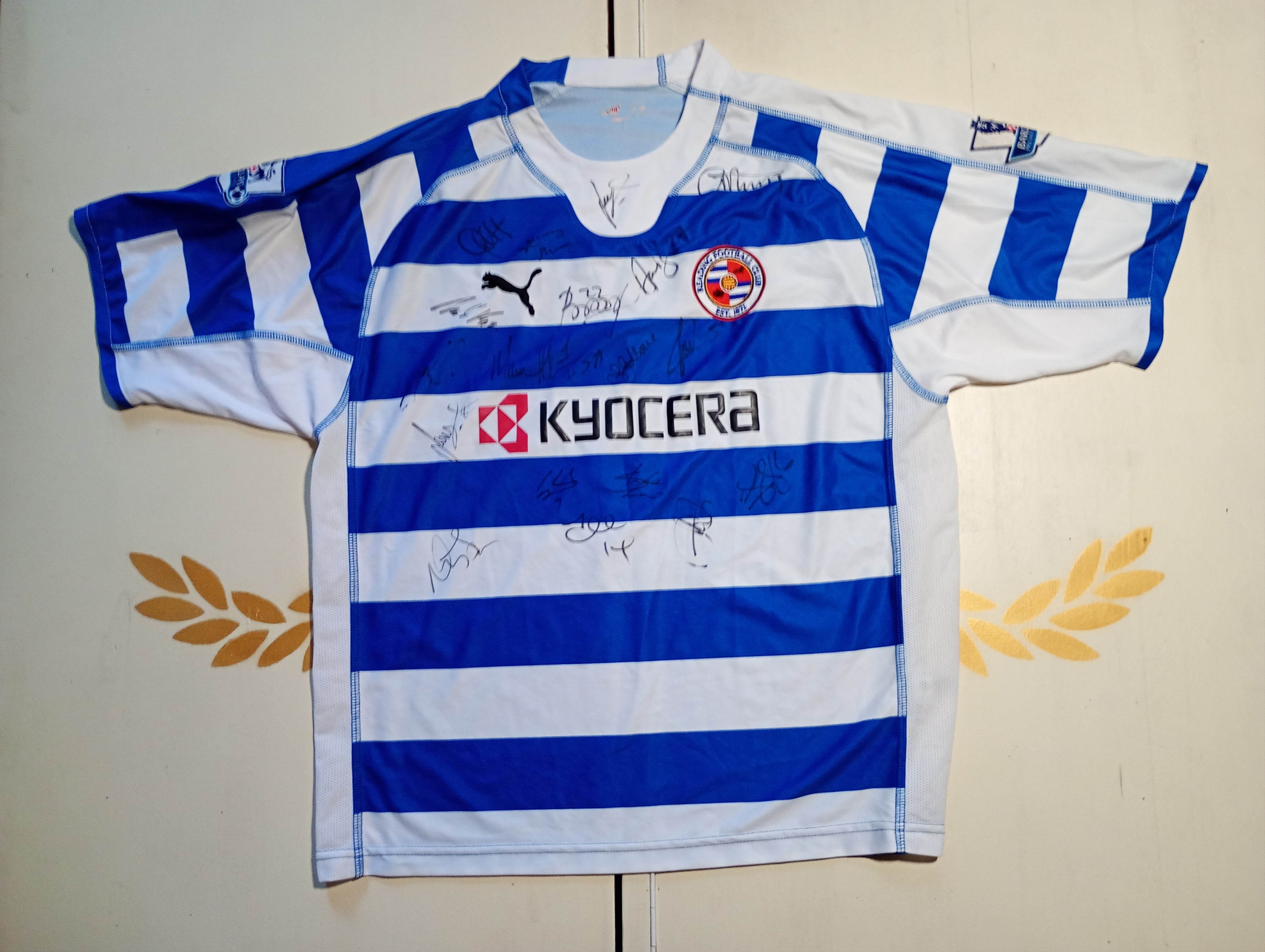 Puma Reading FC Home Jersey 5 Sonko 2006-2007
