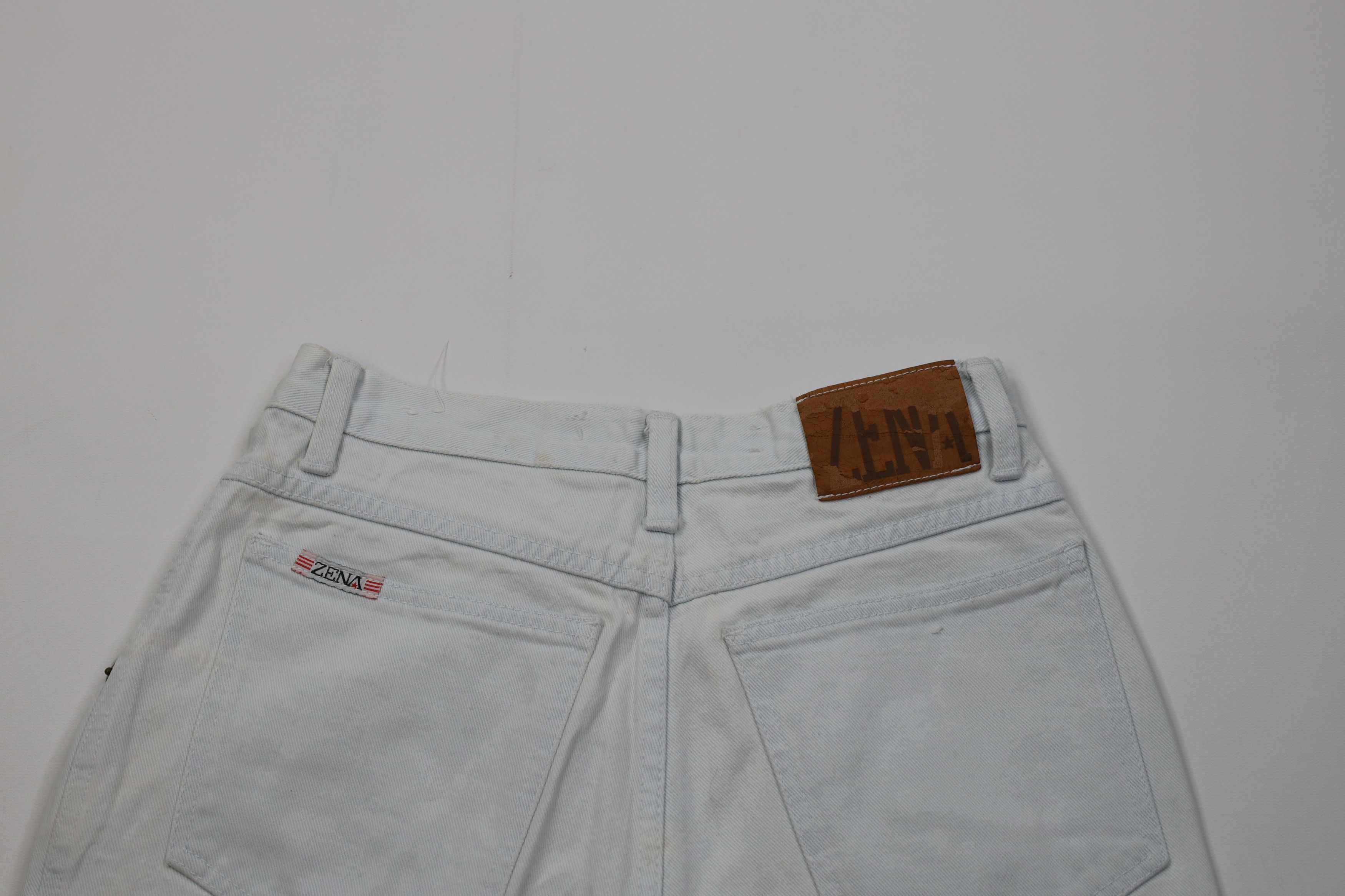 Vintage Vintage 90s Streetwear Baggy Pleated Denim Jean Shorts Blue Size 32" / US 10 / IT 46 - 10 Thumbnail