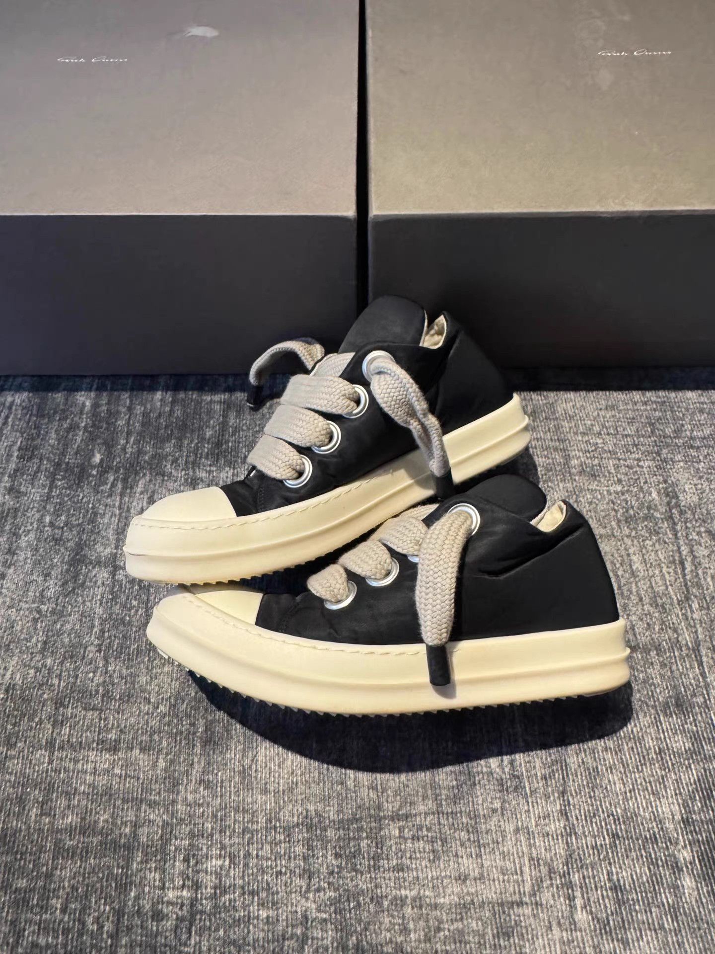 Rick Owens Rick Owens Drkshdw "Pudding" chunky Converse sneakers Size US 8 / IT 38 - 2 Thumbnail