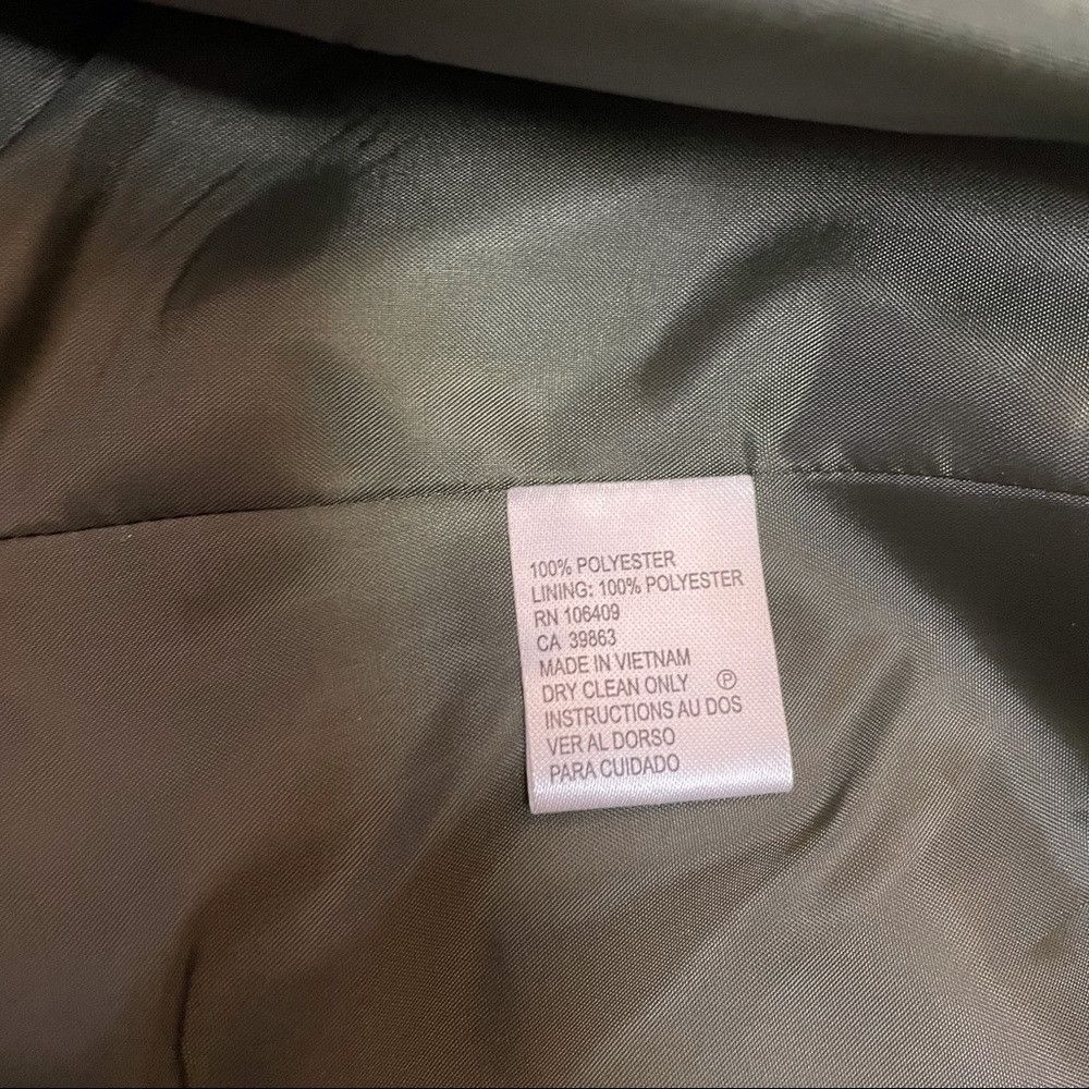 Other Tahari by Arthur S. Levine Textured Jacket Olive Size 4 Size S / US 4 / IT 40 - 7 Thumbnail