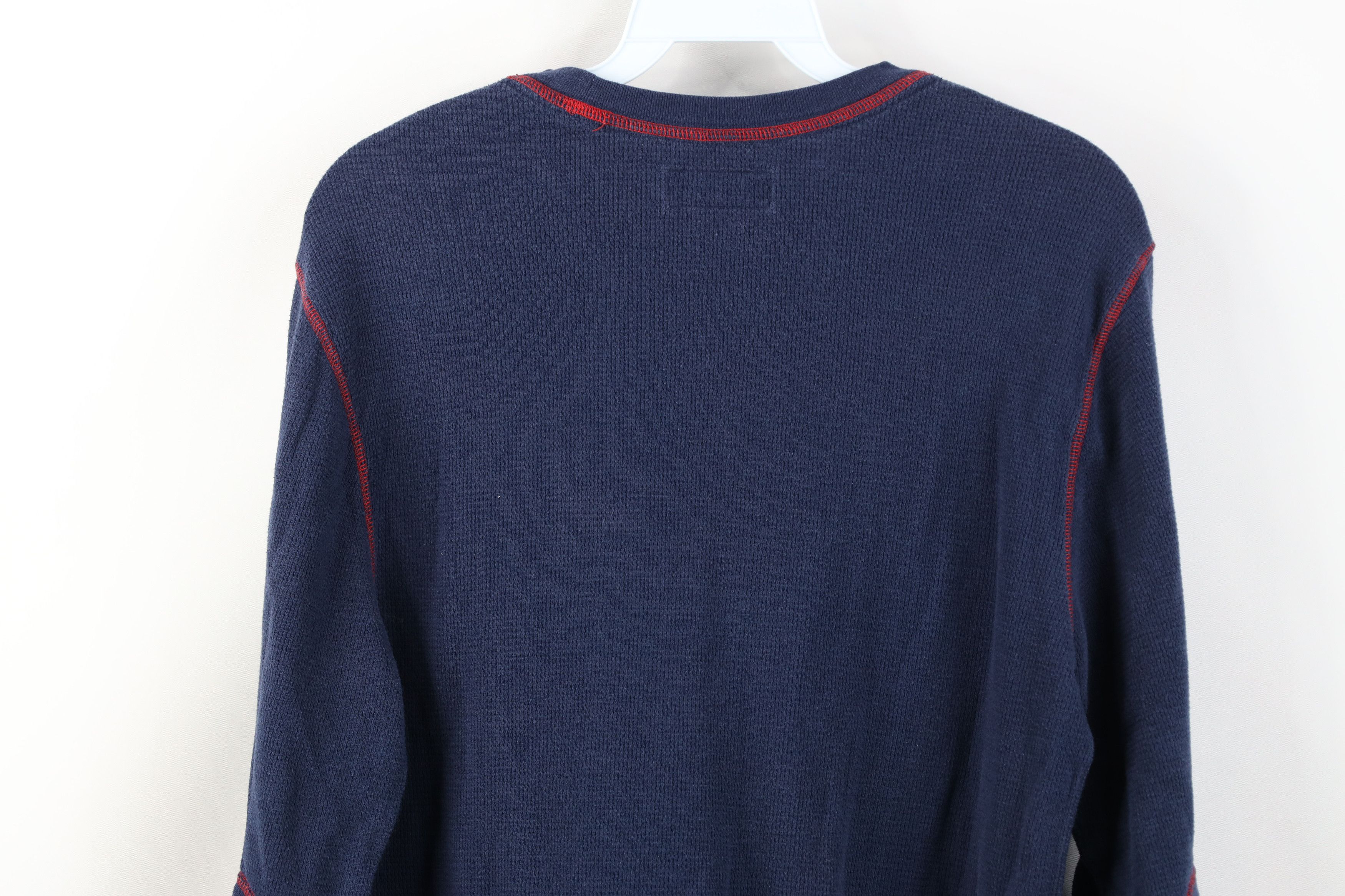 Ralph Lauren Vintage Ralph Lauren Thermal Waffle Knit Long Sleeve T-Shirt Size US M / EU 48-50 / 2 - 12 Thumbnail