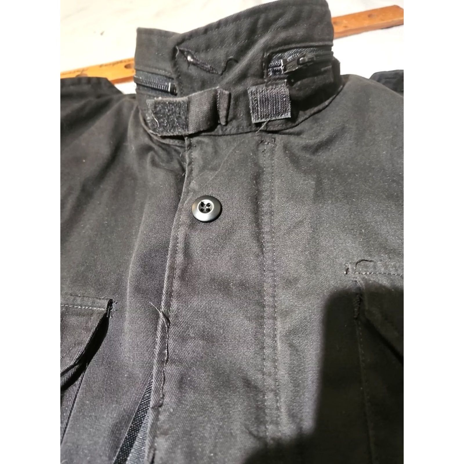 Harley Davidson VINTAGE Alpha Industries Military Jacket Mens M 1980s Black Harley Davidson Field Jacket Mens Size US M / EU 48-50 / 2 - 7 Thumbnail