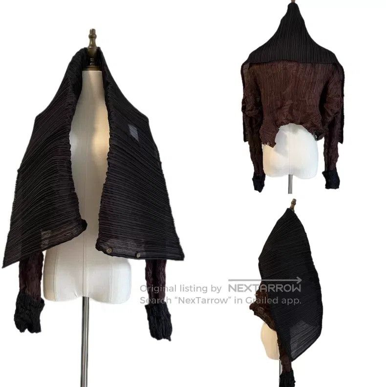 Issey Miyake Issey Miyake Brown Coat Size M / US 6-8 / IT 42-44 - 7 Thumbnail