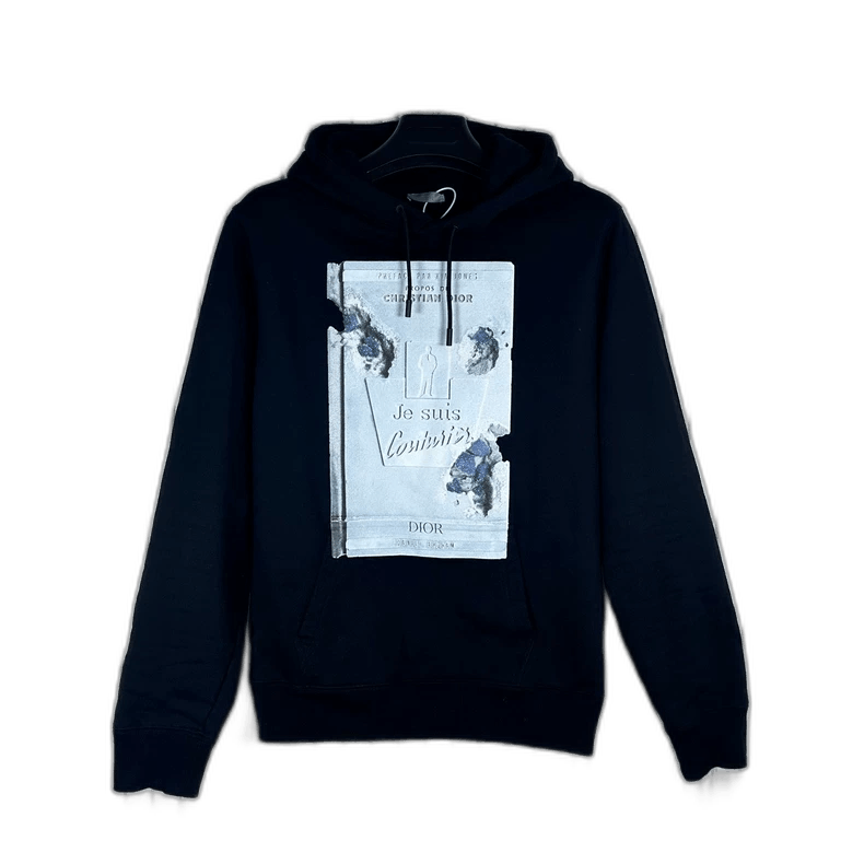 Dior Dior x Daniel Arsham Black Printed Hoodie Size US S / EU 44-46 / 1 - 1 Thumbnail